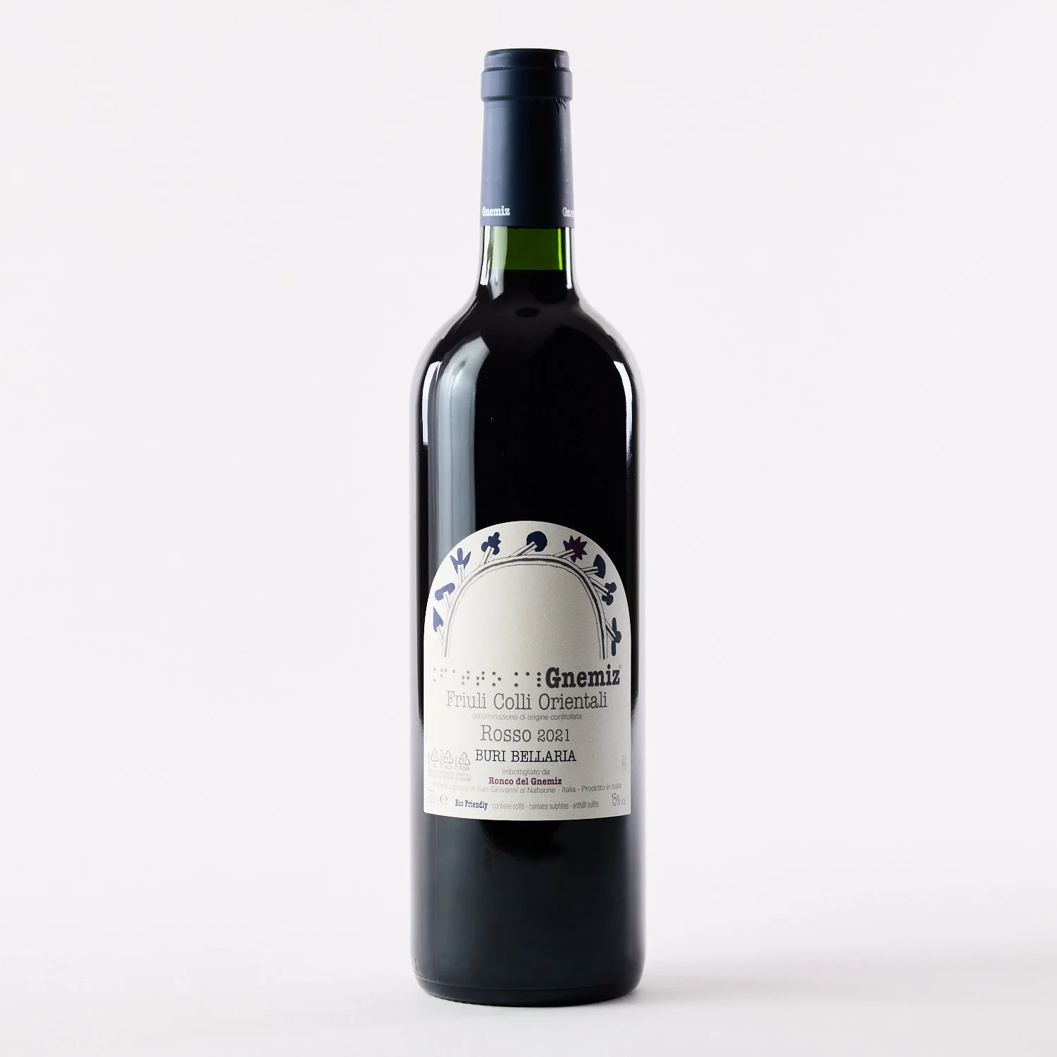 Ronco del Gnemiz, Buri Bellaria, Friuli Colli Orientali Rosso, Friuli, 2021