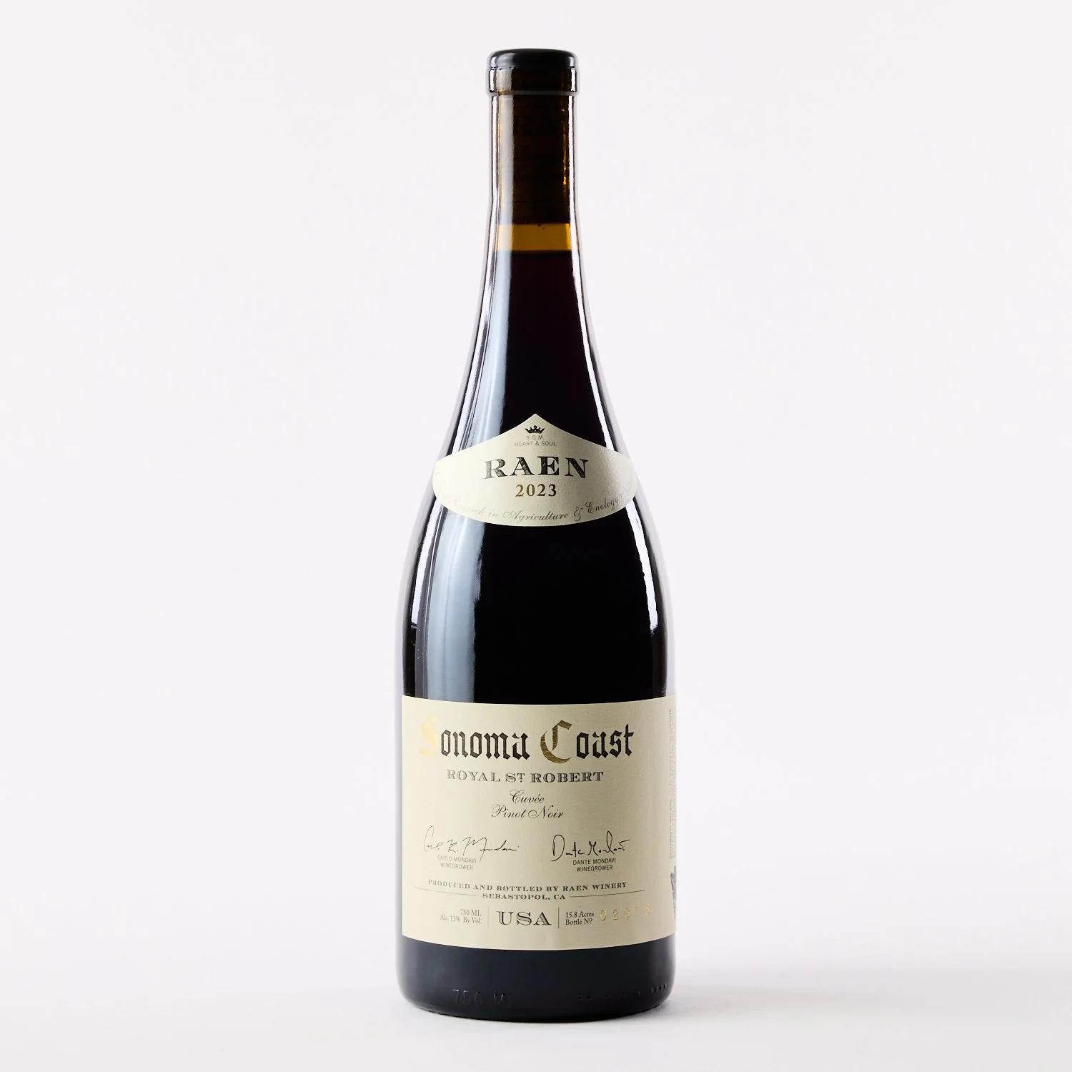 Raen Winery, Royal St-Robert Cuvée Pinot Noir, Sonoma Coast, 2023