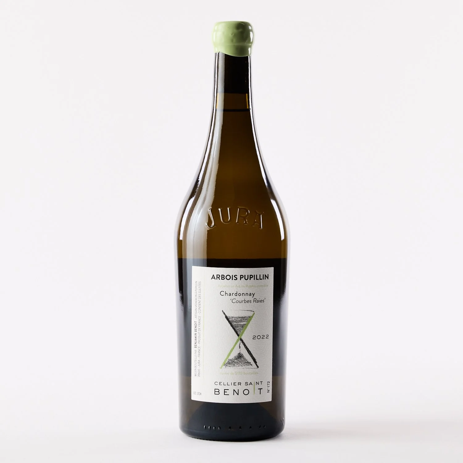 Cellier Saint Benoit, Chardonnay Courbes Raies, Arbois Pupillin, Jura, 2022