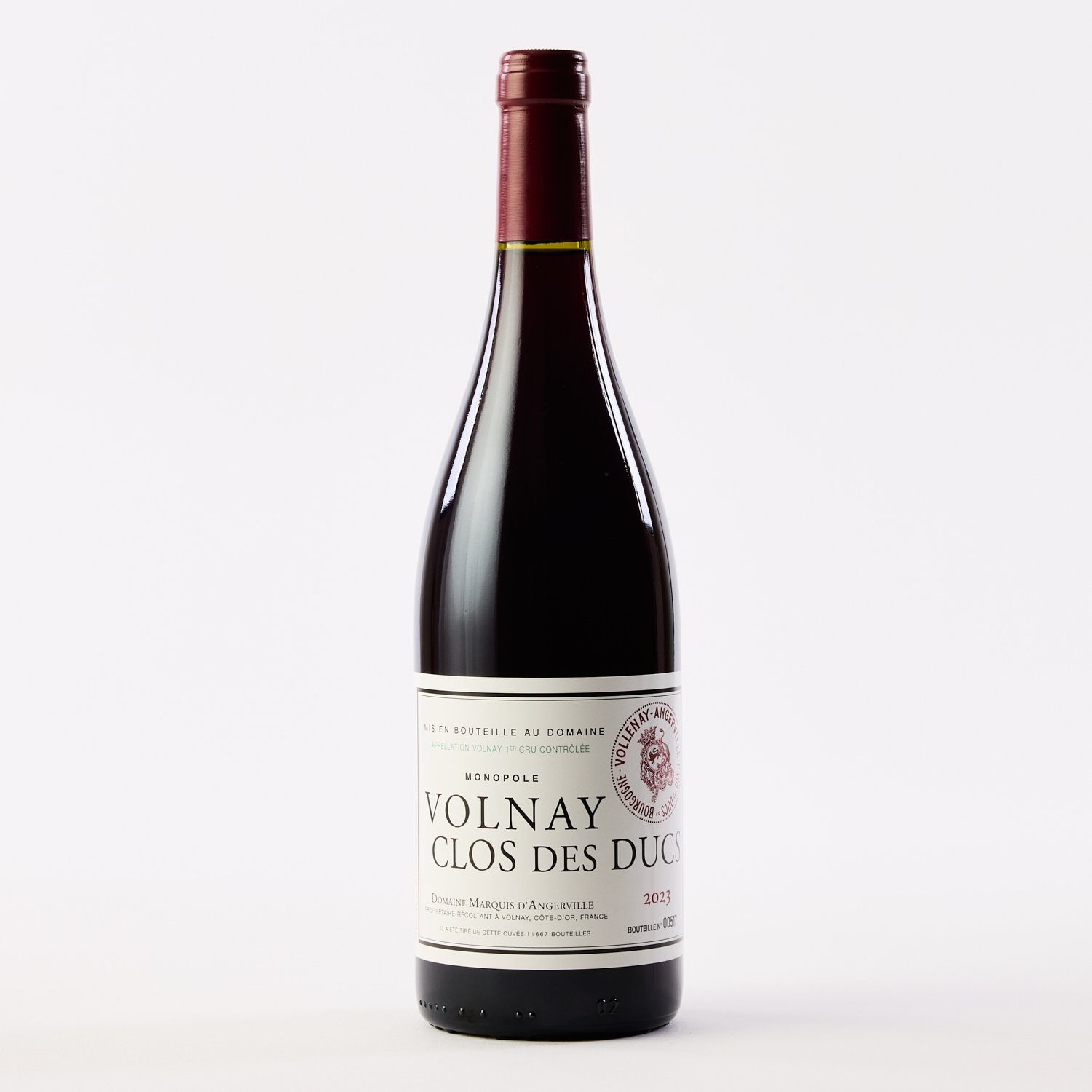 Domaine Marquis d'Angerville, Volnay Premier Cru, Clos des Ducs, 2023