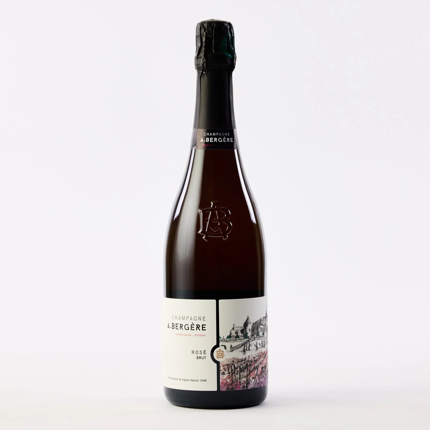 A. Bergère, Brut Rosé, Champagne, NV 2022