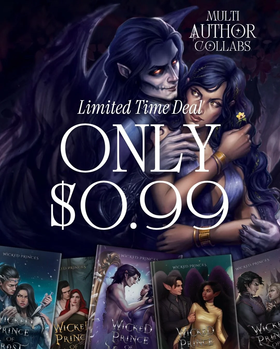 PSA to our readers!!! 🔥 For a limited time, the entire Wicked Princes collection is $0.99 each or discounted on Amazon. RUN, don&rsquo;t walk, and grab the books ASAP!!

Our Read Along in our reader group starts NEXT MONDAY with Wicked Prince of Cur