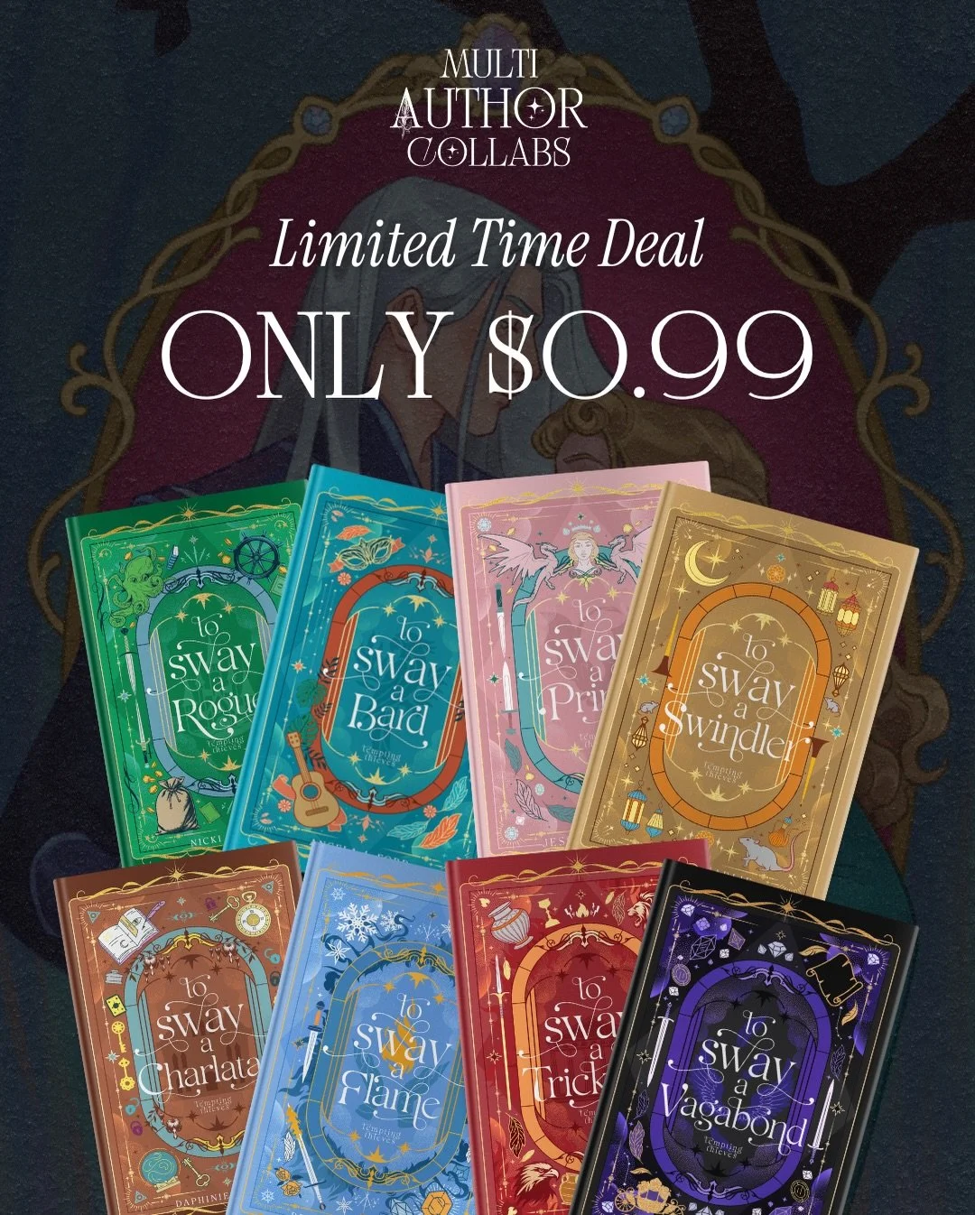 PSA to our readers!!! 🔥 For a limited time, the majority of the Tempting Thieves collection is $0.99 each on Amazon. RUN, don&rsquo;t walk, and grab the books ASAP!! This is the perfect time to grab the collection!! 🎉🙂&zwj;↕️

Grab the books on Am