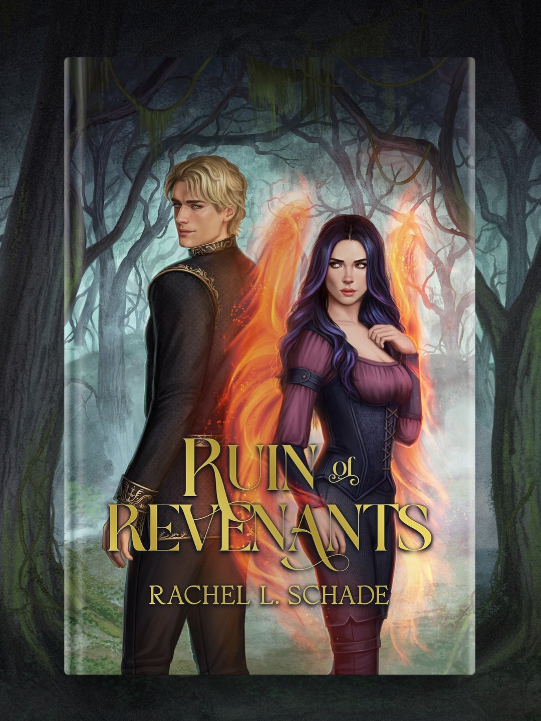 🔔 𝙲𝙾𝚅𝙴𝚁 𝚁𝙴𝚅𝙴𝙰𝙻 &bull; 𝚁𝚄𝙸𝙽 𝙾𝙵 𝚁𝙴𝚅𝙴𝙽𝙰𝙽𝚃𝚂

This is the sixth standalone novel in an epic (and sometimes gothic) romantasy series featuring an enemies to lovers romance with meddling gods, mental health representation, and a d