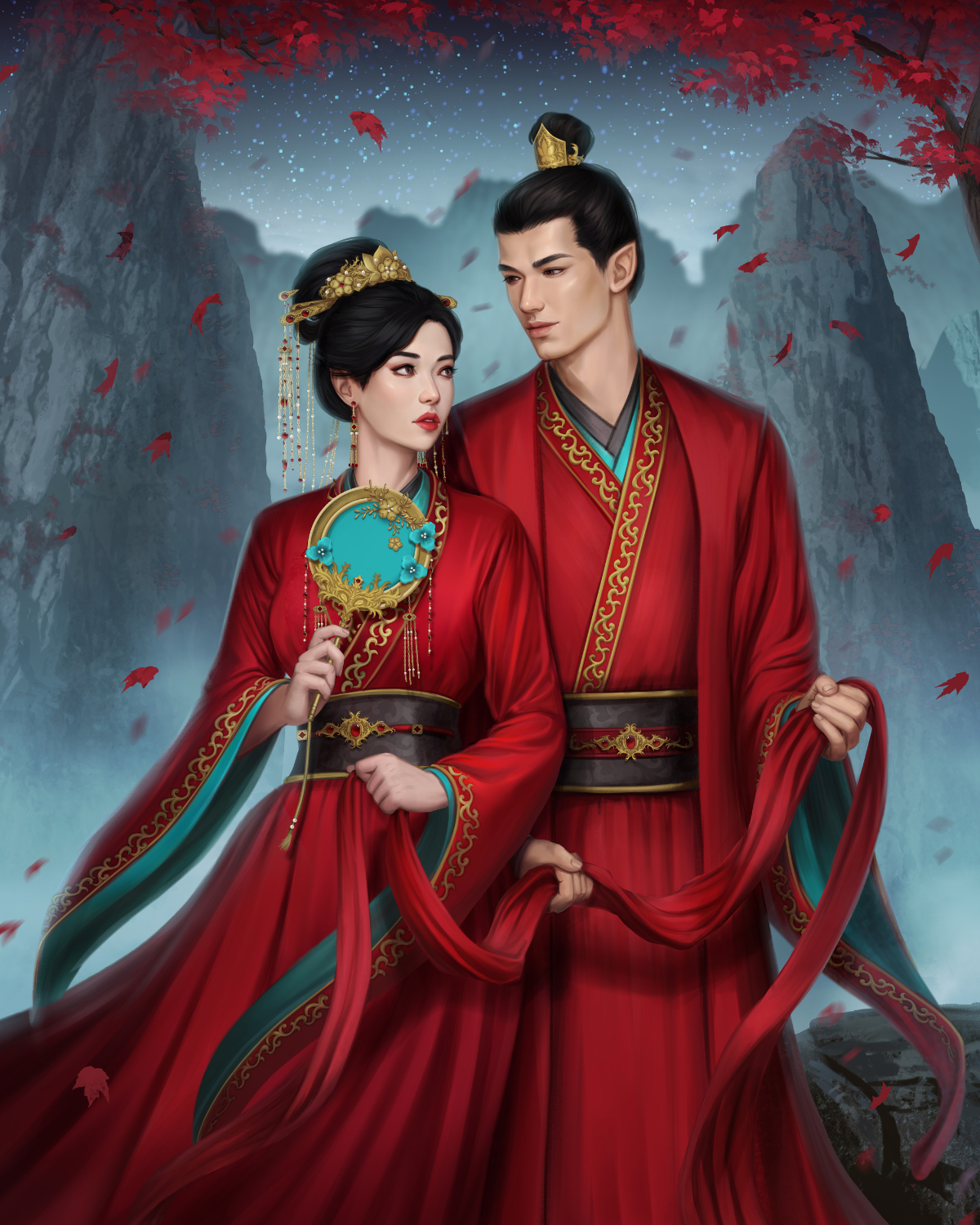 Desire of Dragons by Nicki Chapelway, from the Wicked Princes collection, forbidden romance, arranged marriage, fire magic romantasy collection from Multi Author Collabs hosted by Angela J. Ford and Bwabs