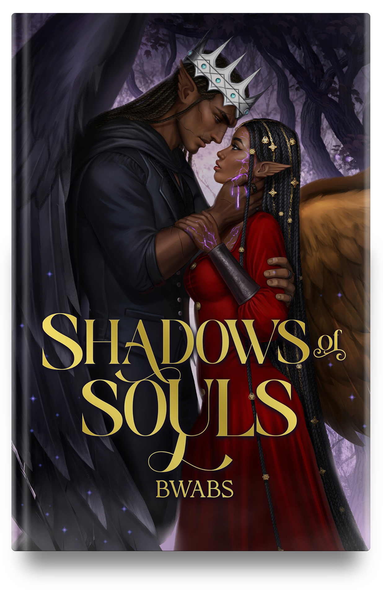Shadows of Souls by Bwabs, from the Forbidden Bonds collection, forbidden romance, arranged marriage, fire magic romantasy collection from Multi Author Collabs hosted by Angela J. Ford and Bwabs