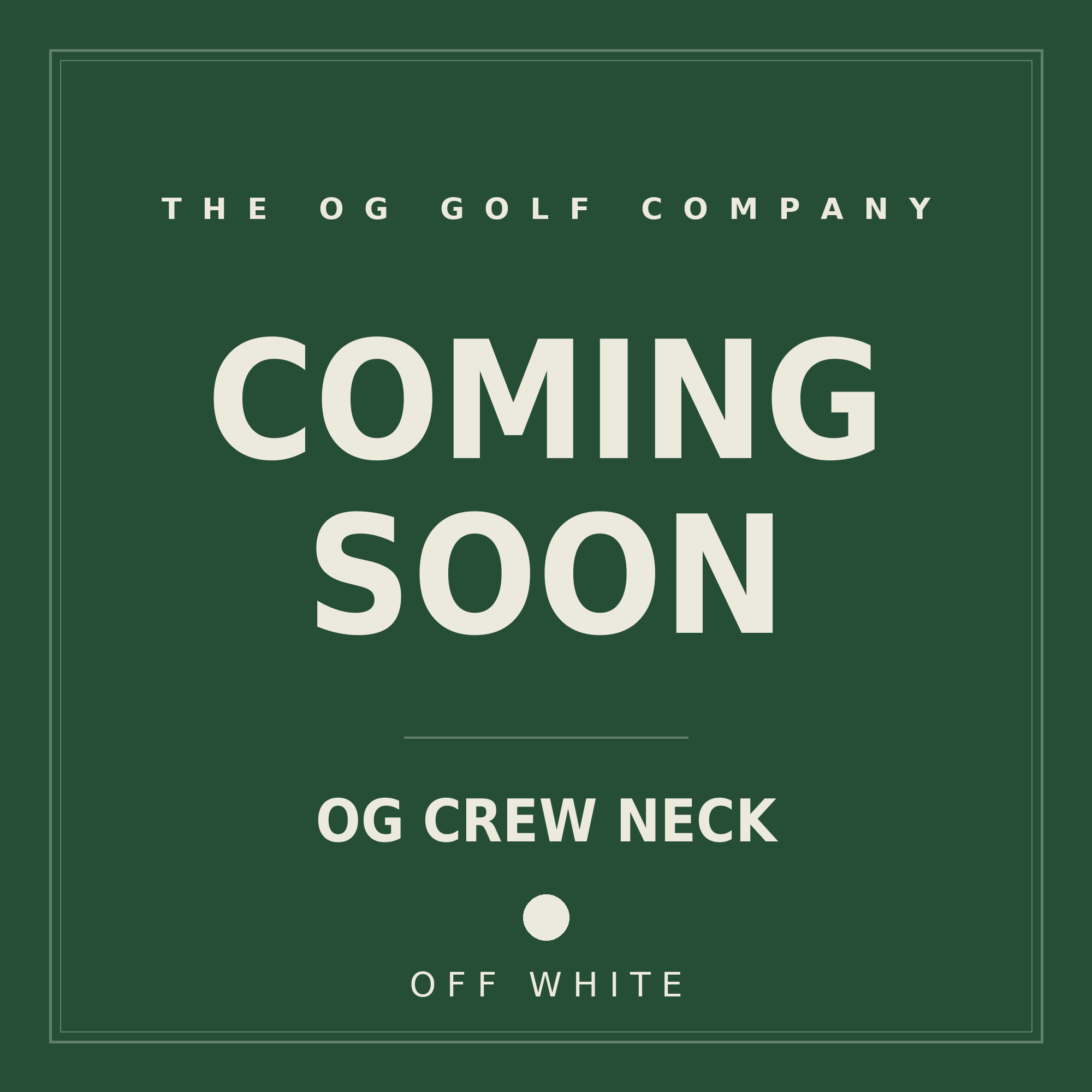 OG Crew Neck (Off White)