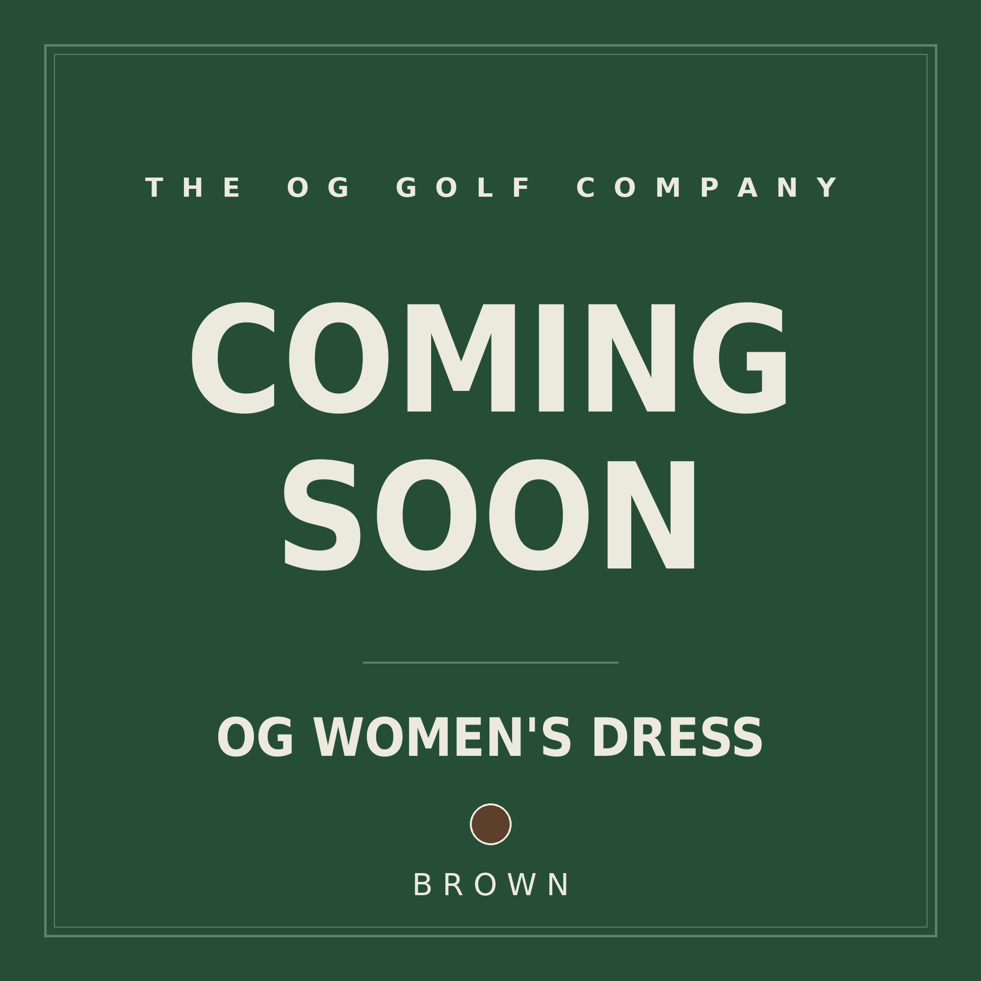 OG Women's Dress (Brown)