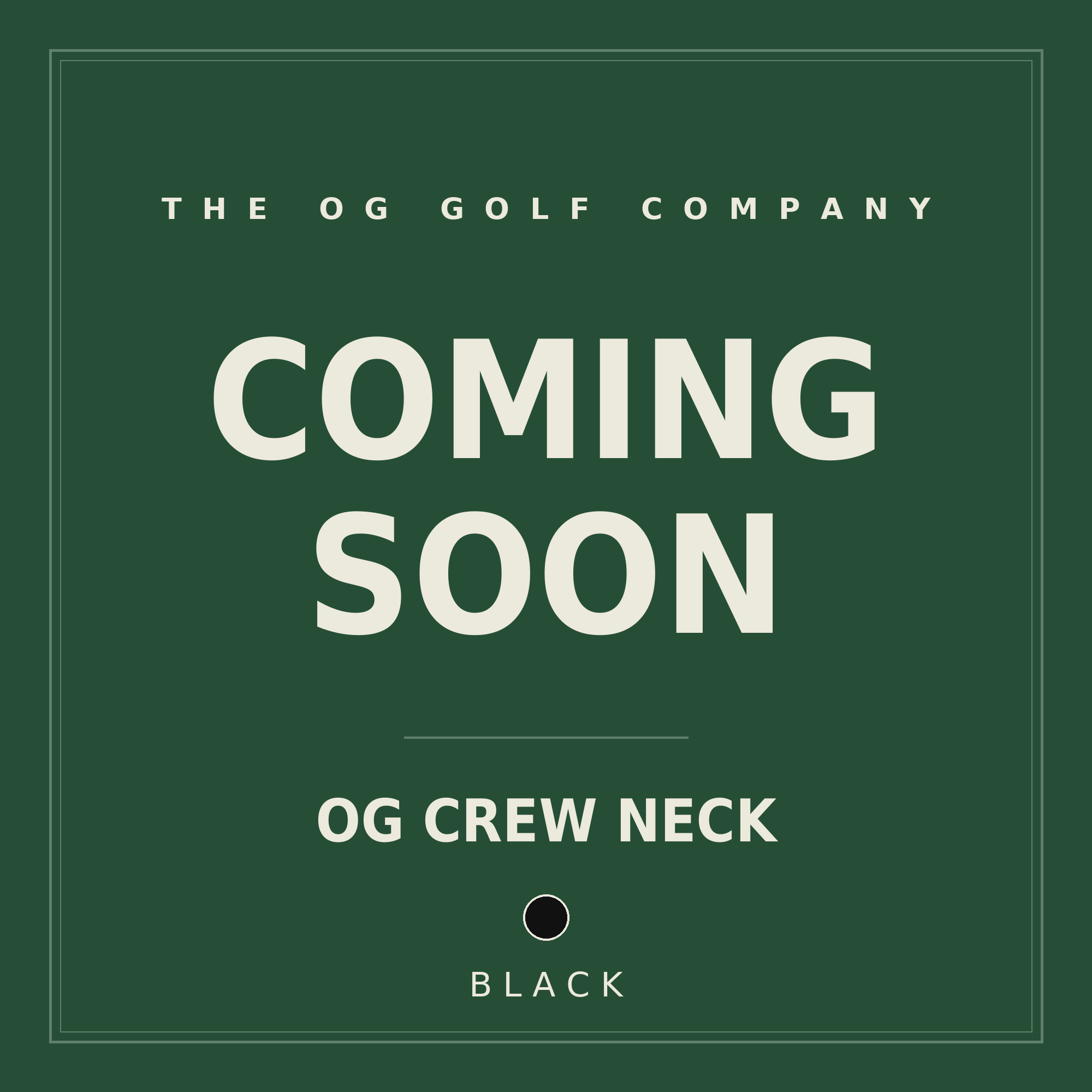 OG Crew Neck (Black)