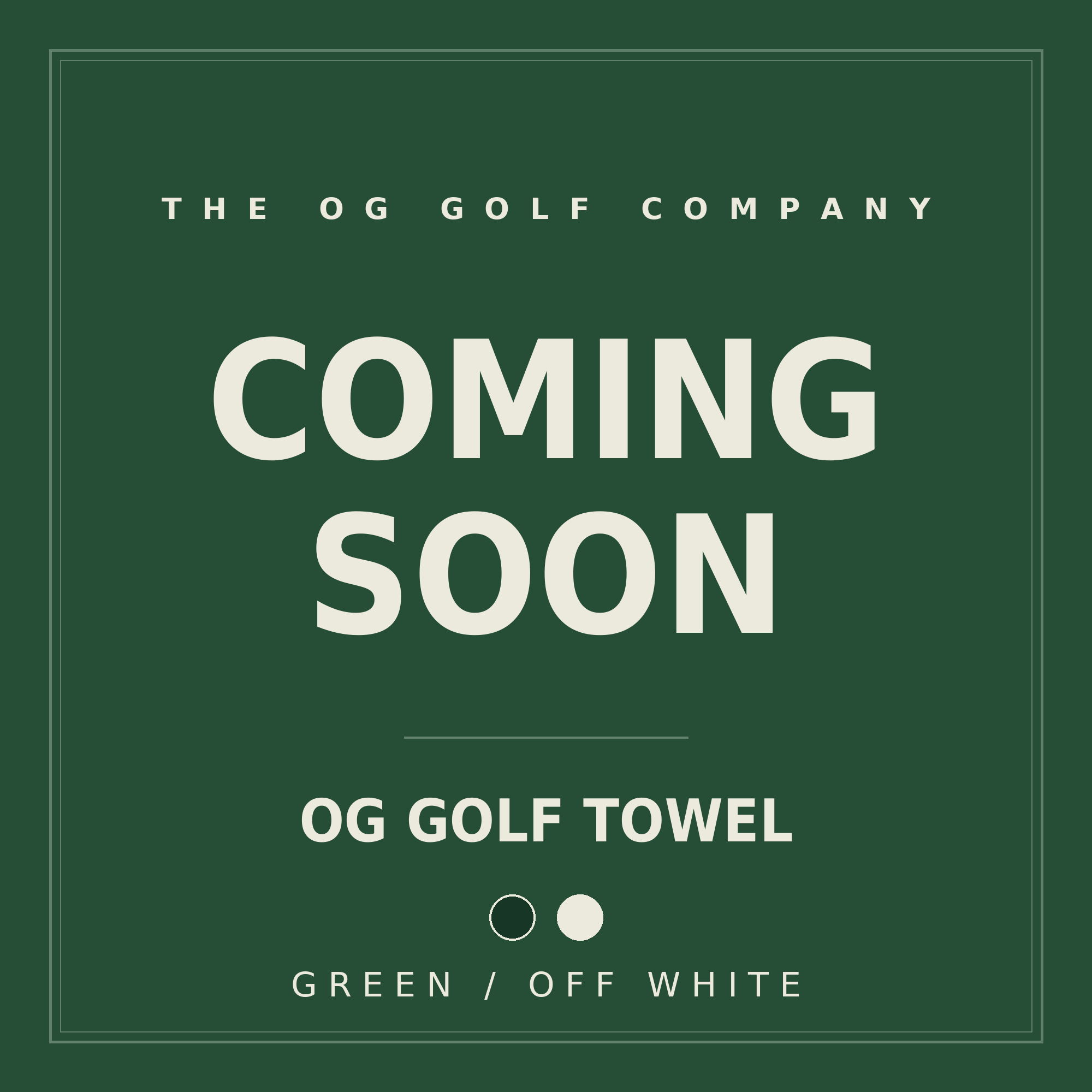OG Golf Towel