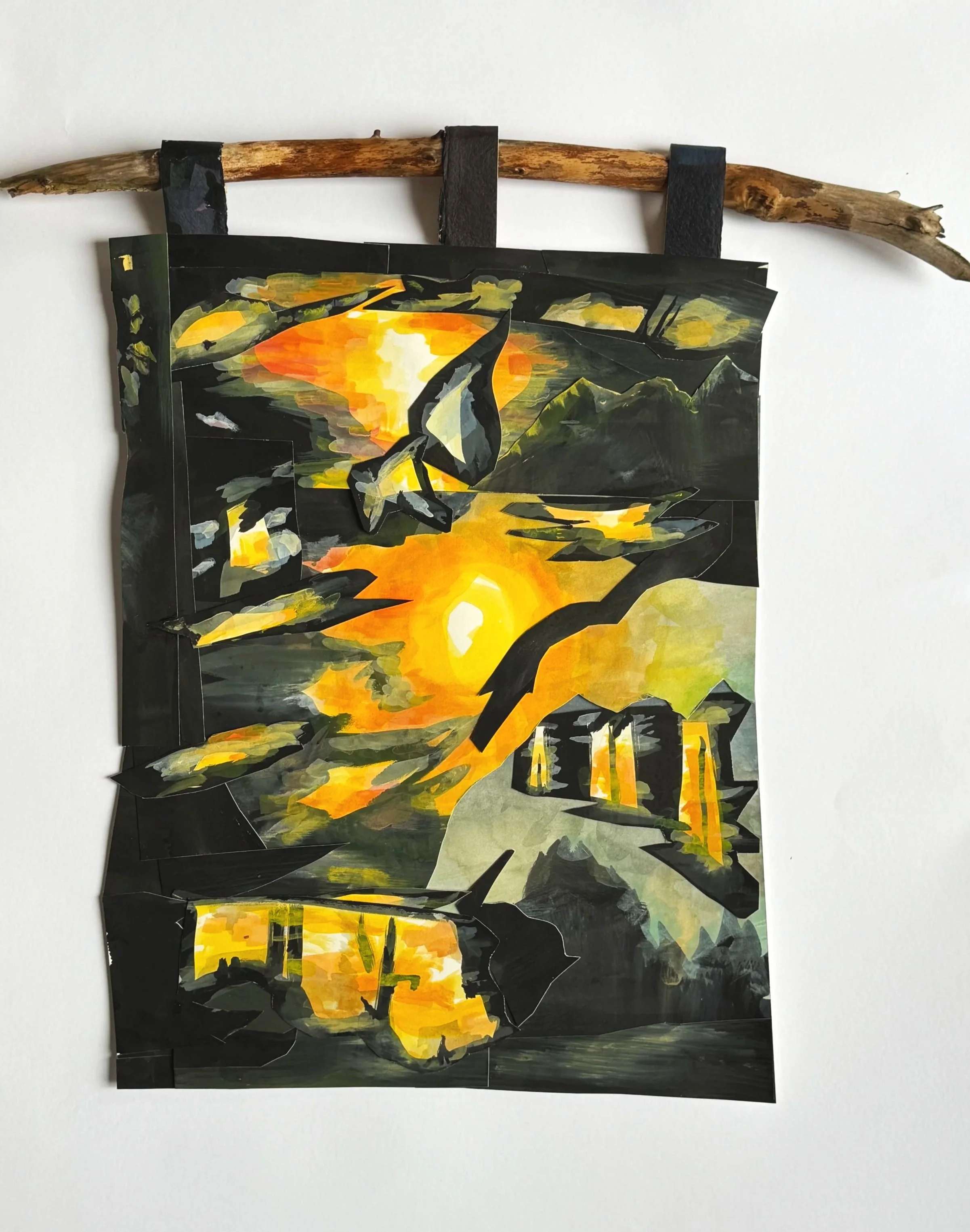 Mount Muskoka, 2026
19 x 19 in.
Watercolour, goauche and India Ink on 140lb Arches paper.
Collage
$350