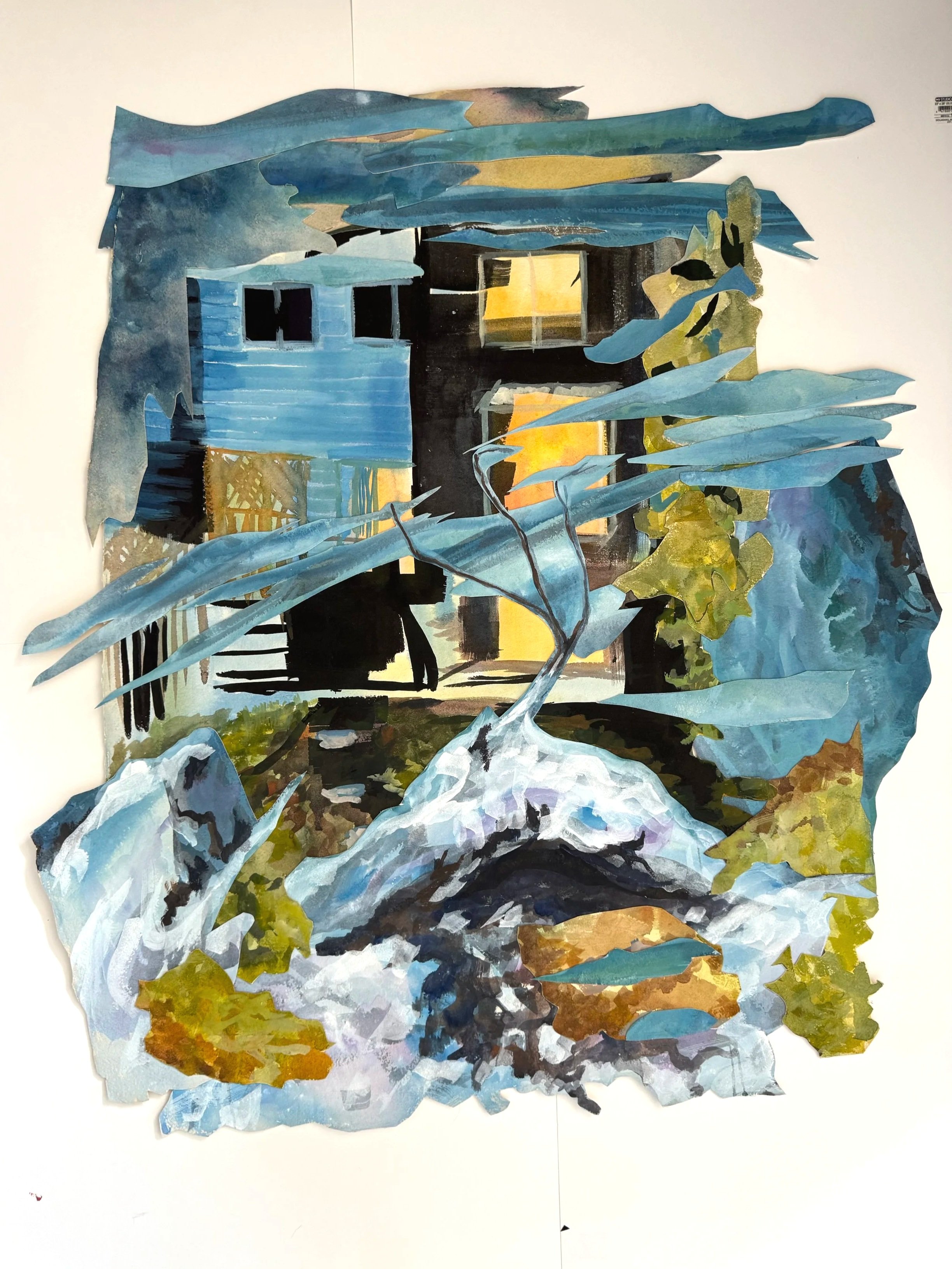 Half Light, 2026
30 x 40 inches
Watercolour and gouache on 300lb handmade cotton paper.
$750