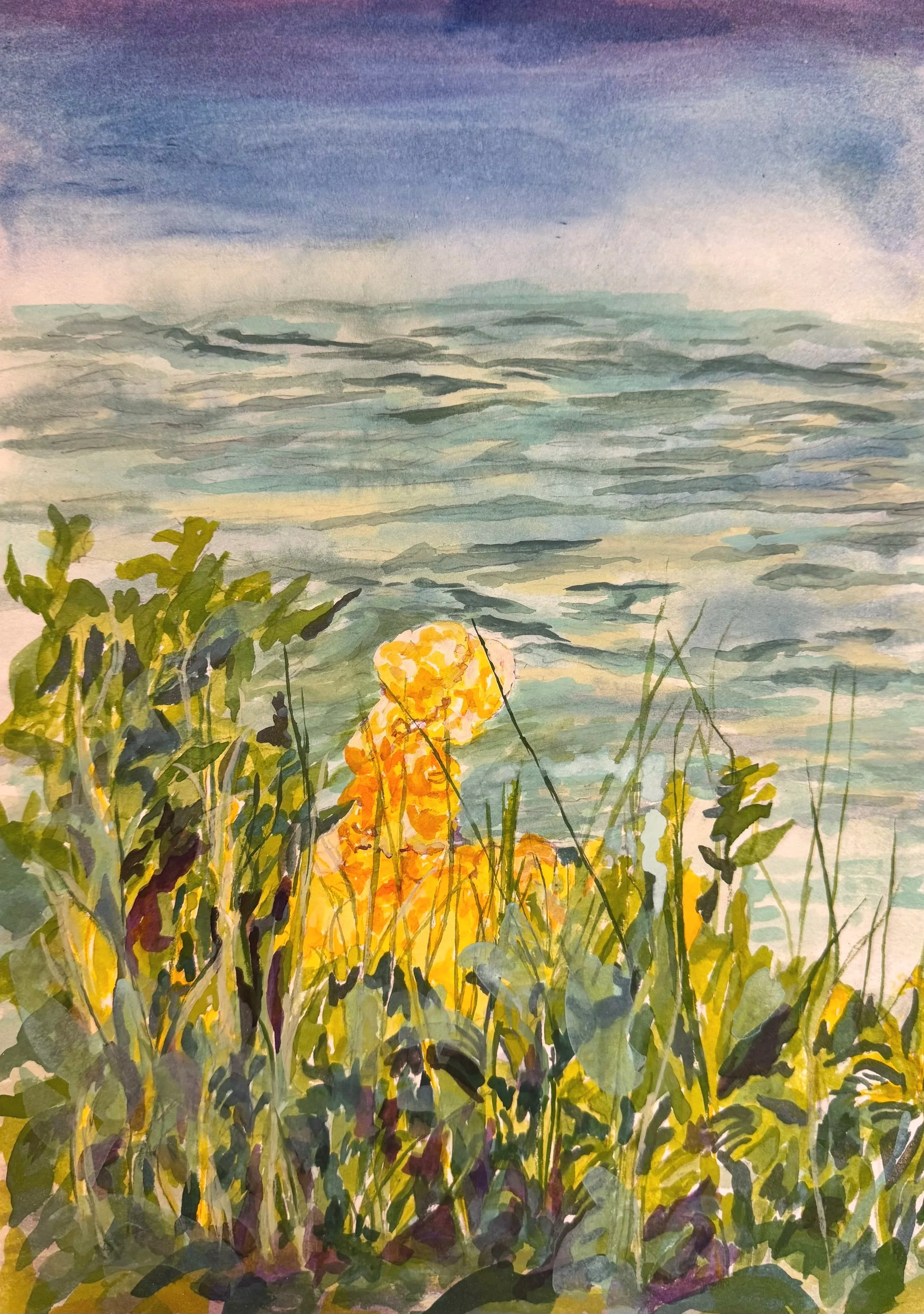 Lake Temiskiming, 2026
Watercolour and gouache on cotton paper.
10 x15 inches
$400