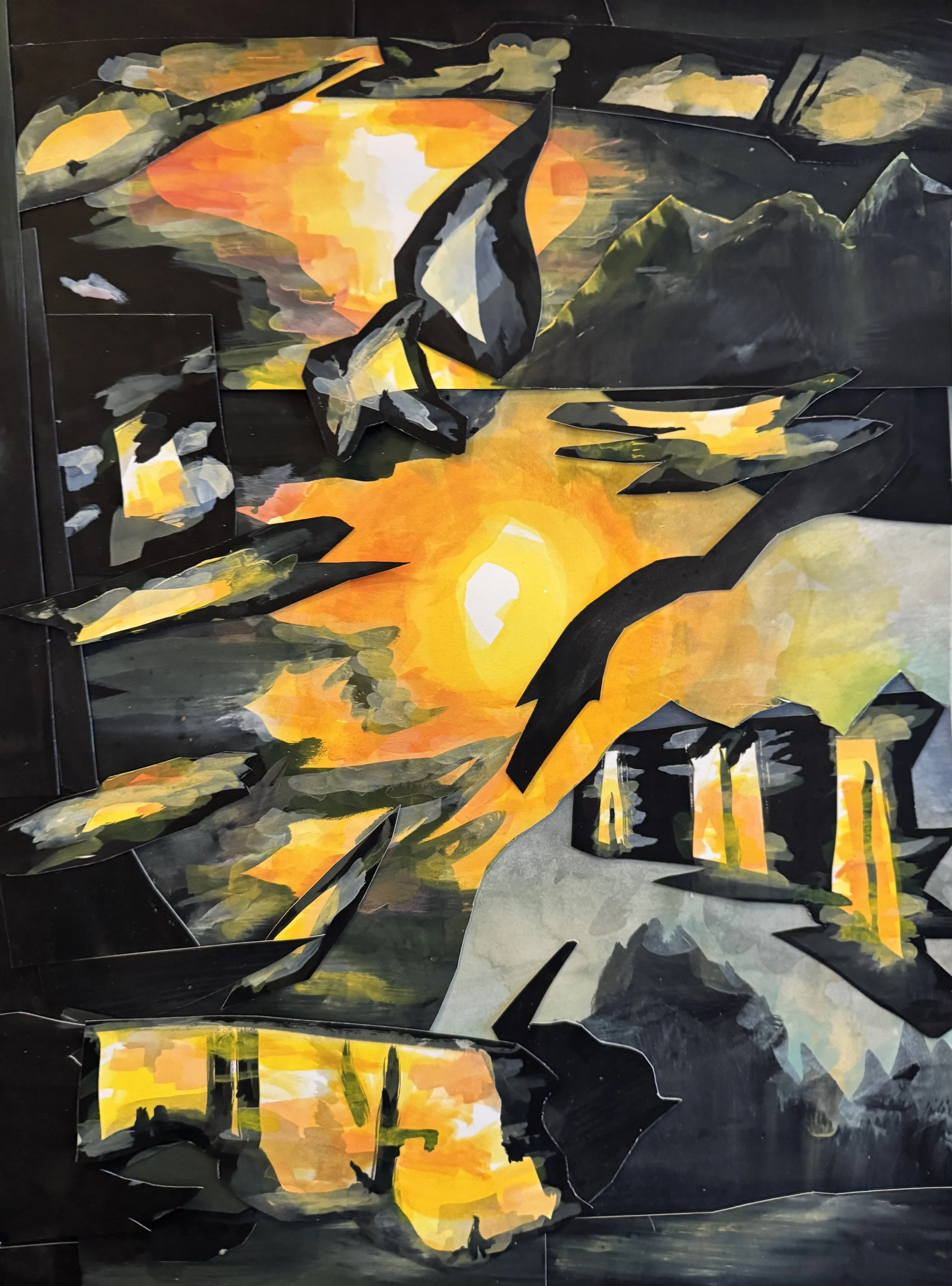 Mount Muskoka, 2026
15 x 17 in.
Collage, watercolour, goauche and India Ink on paper.
Collage
$400