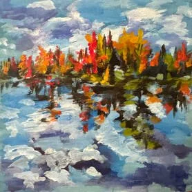 Forest Reflection I, 2024
Acrylic on wood panel.
6 x 6 inches.
$60
Available at MAC on MAIN