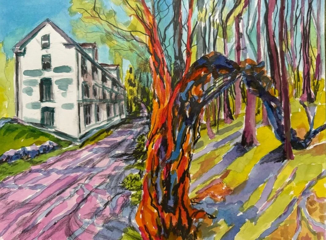 You came from me, 2024
Watercolour and gouache on Arches hot press 140lb paper.
21 x 18 inches.
$300