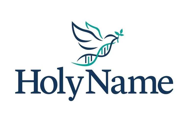 Holy Name Hospital logo, Aim for Unity partner
