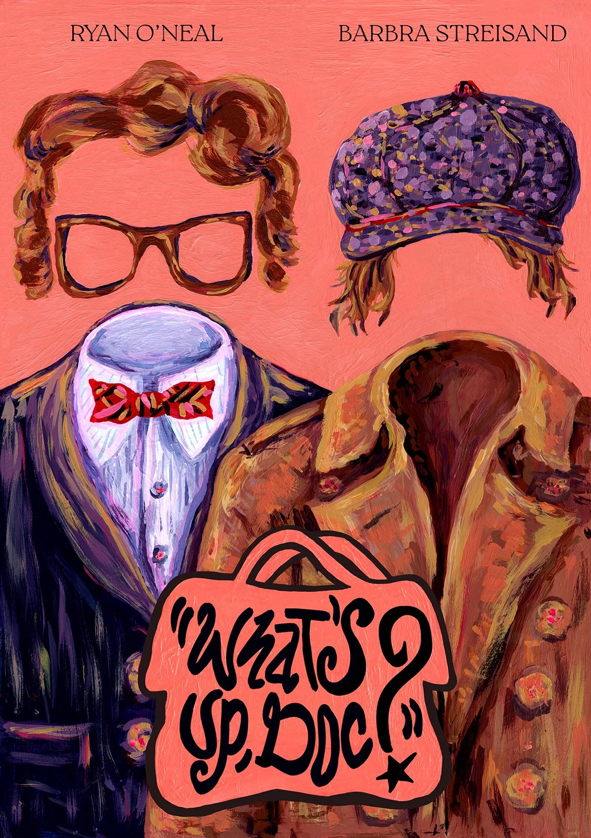 "What's up Doc? Film Poster"
11.7" x 16.6"
Acrylic Gouache on Yupo and Adobe Photoshop
2024