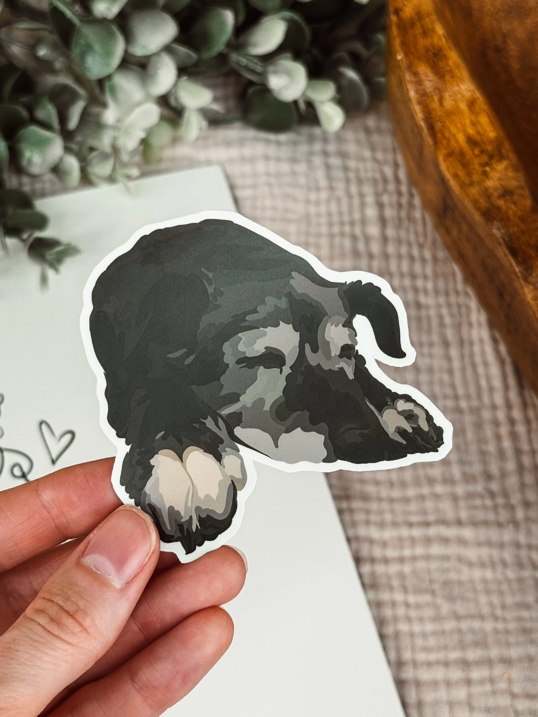 Black Lab Mix sticker