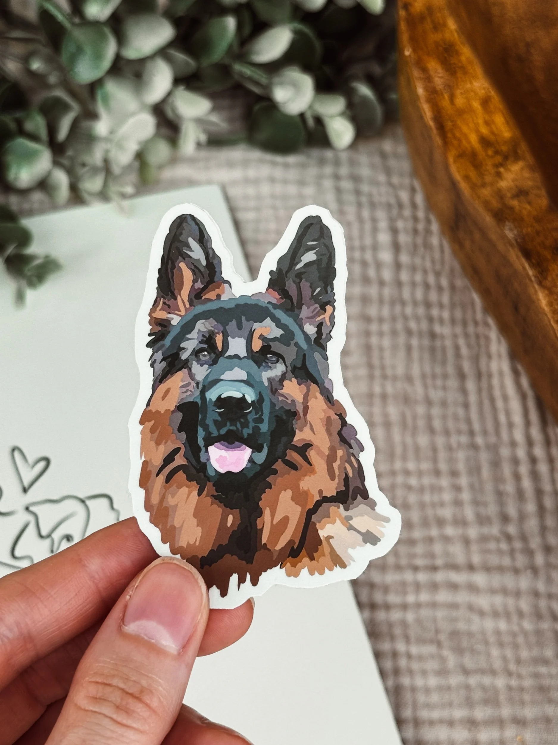 German Shepherd sticker
