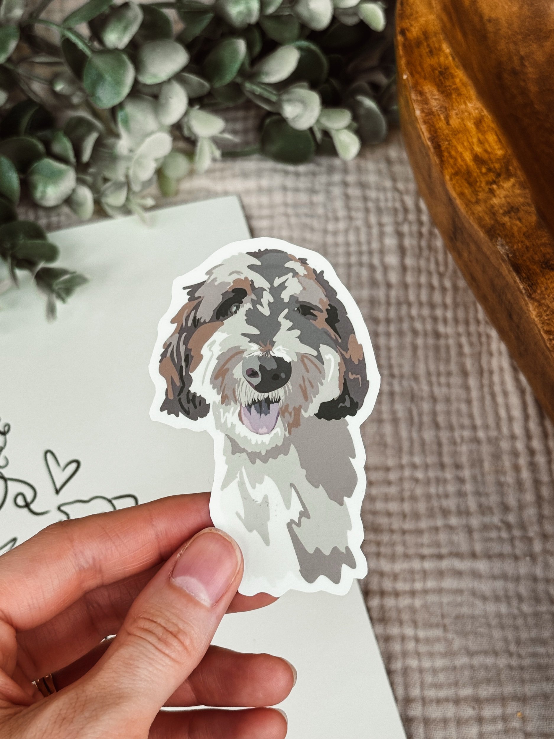 Goldendoodle sticker