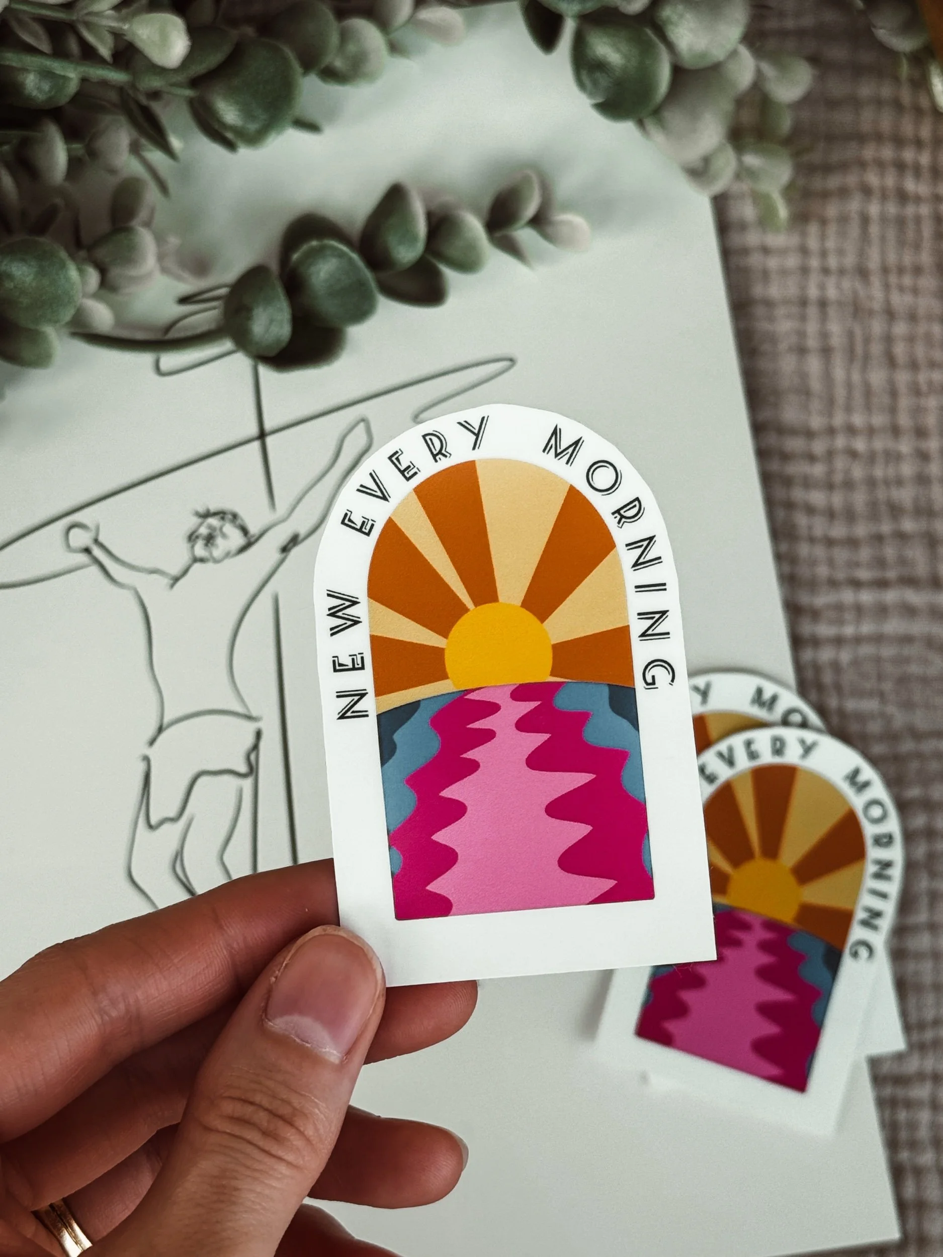 New Every Morning sticker