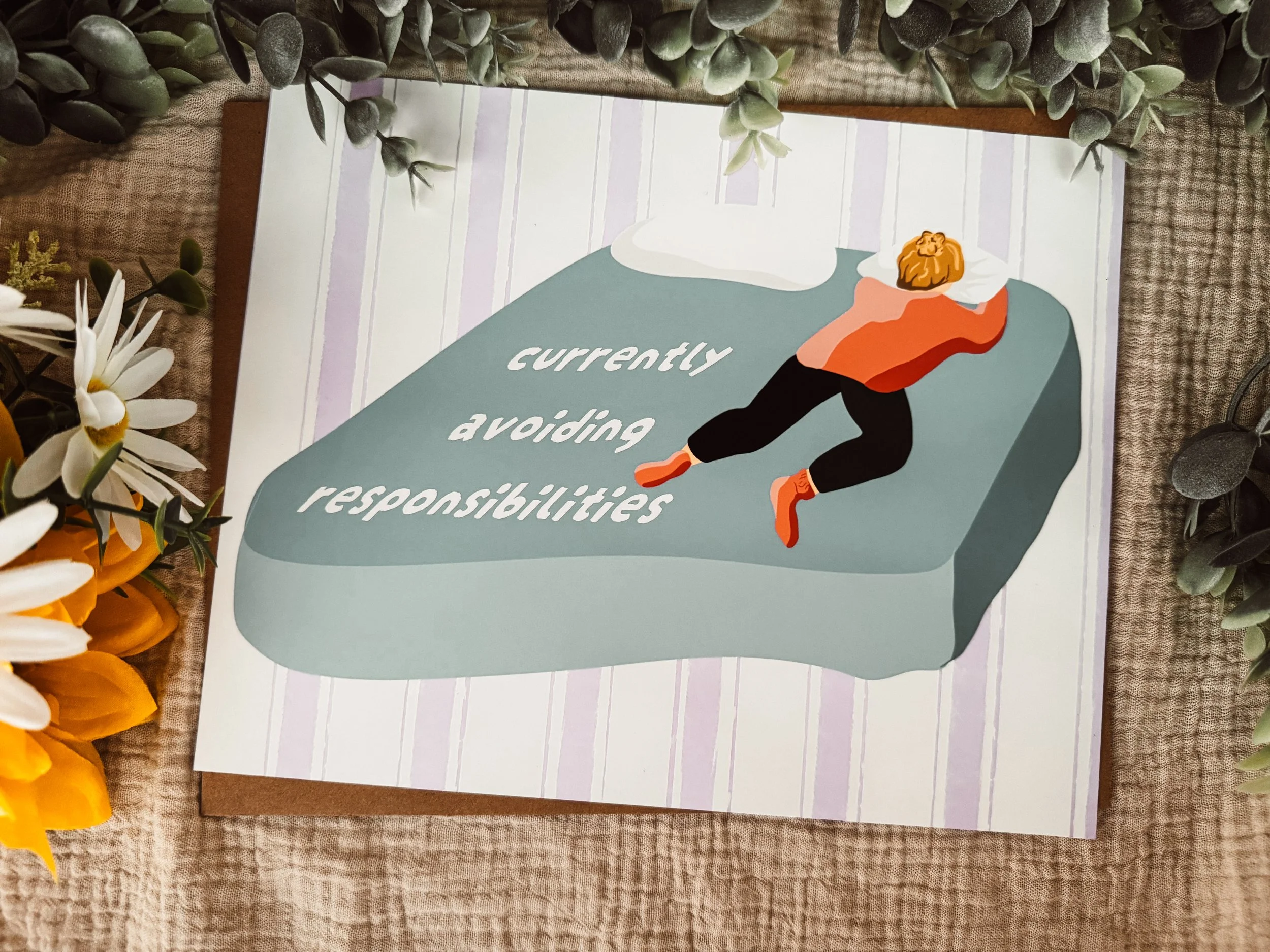 Currently Avoiding Responsibilities print