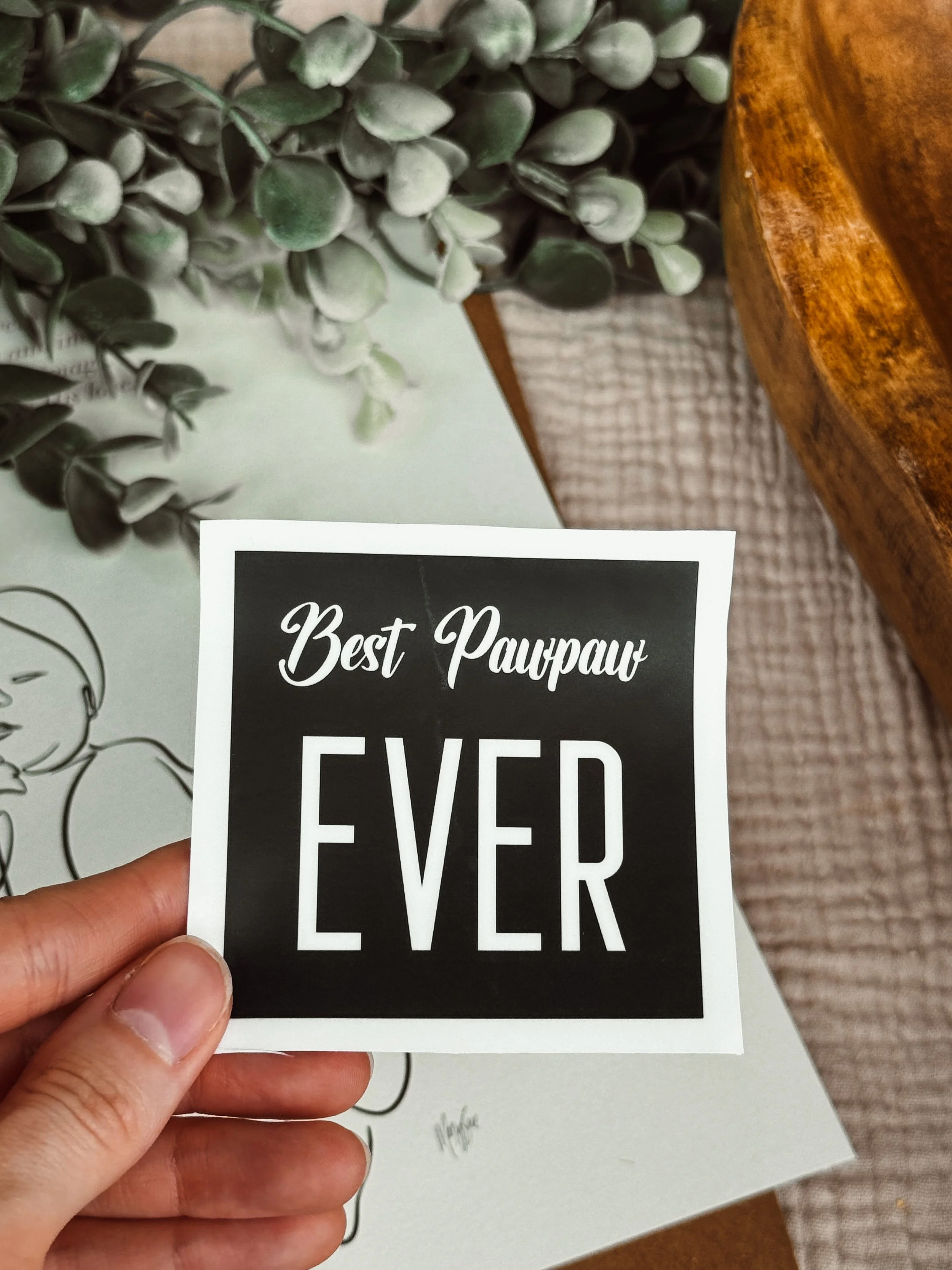 Best Pawpaw Ever sticker