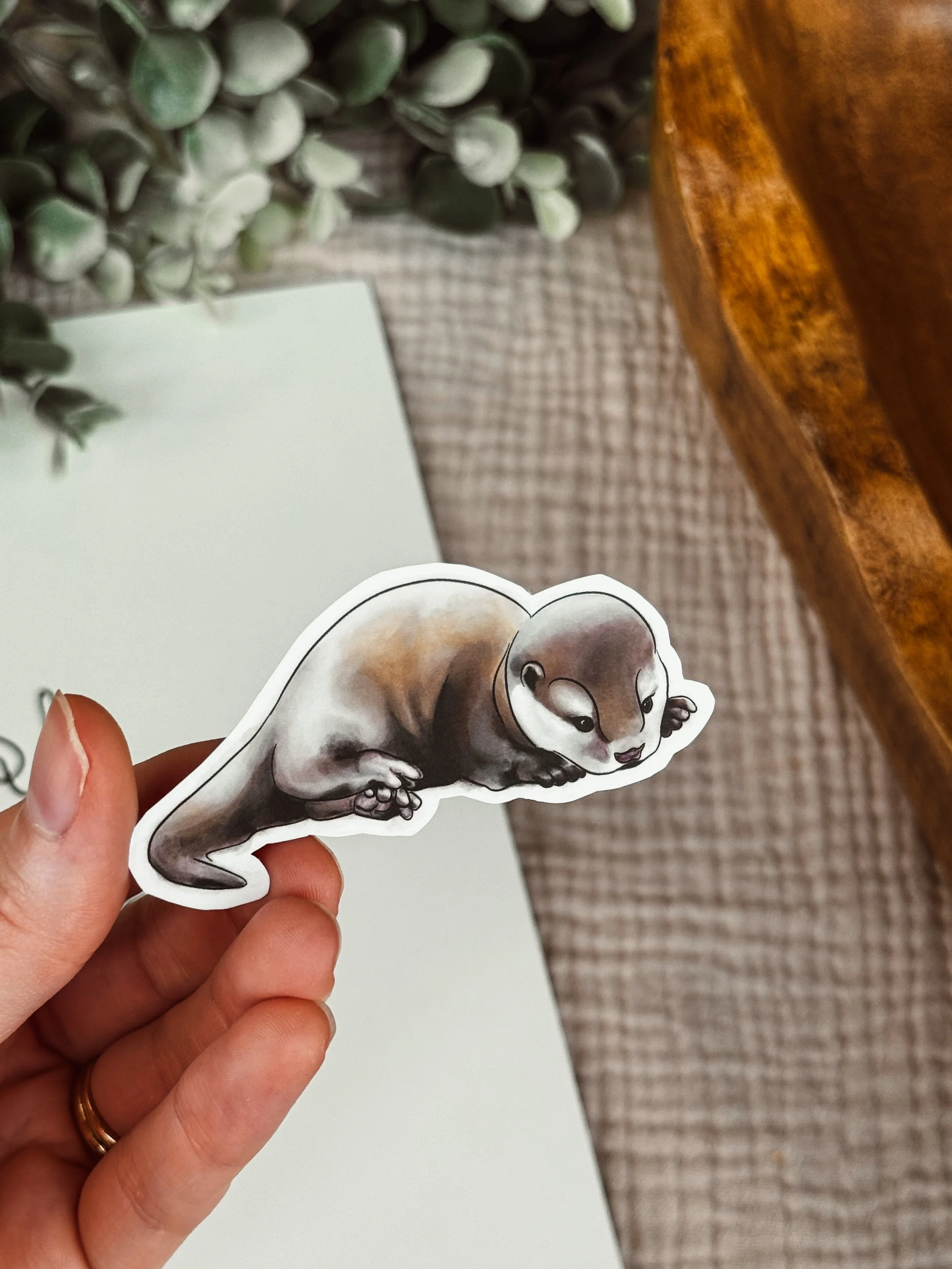 Otter sticker