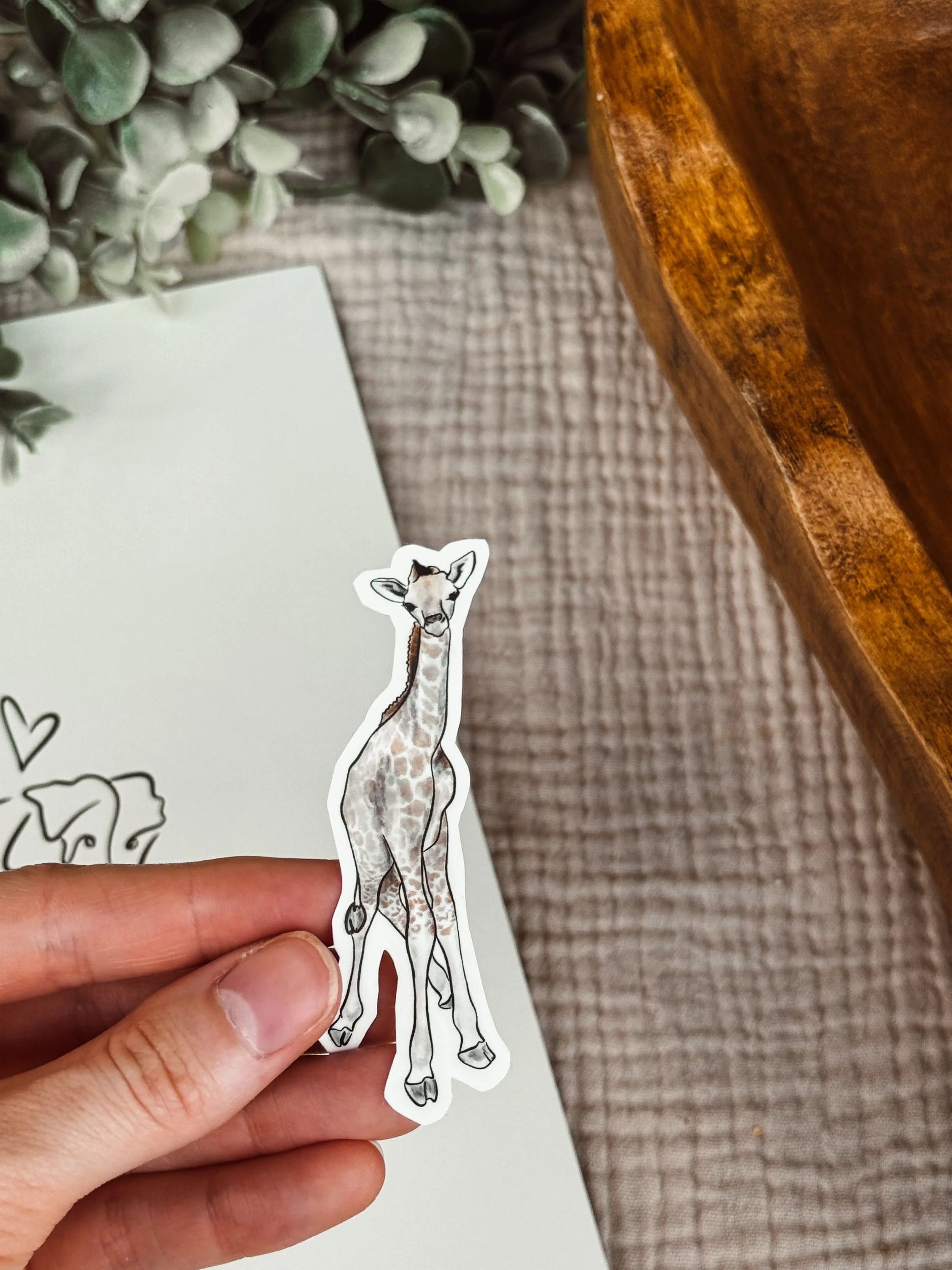 Giraffe sticker