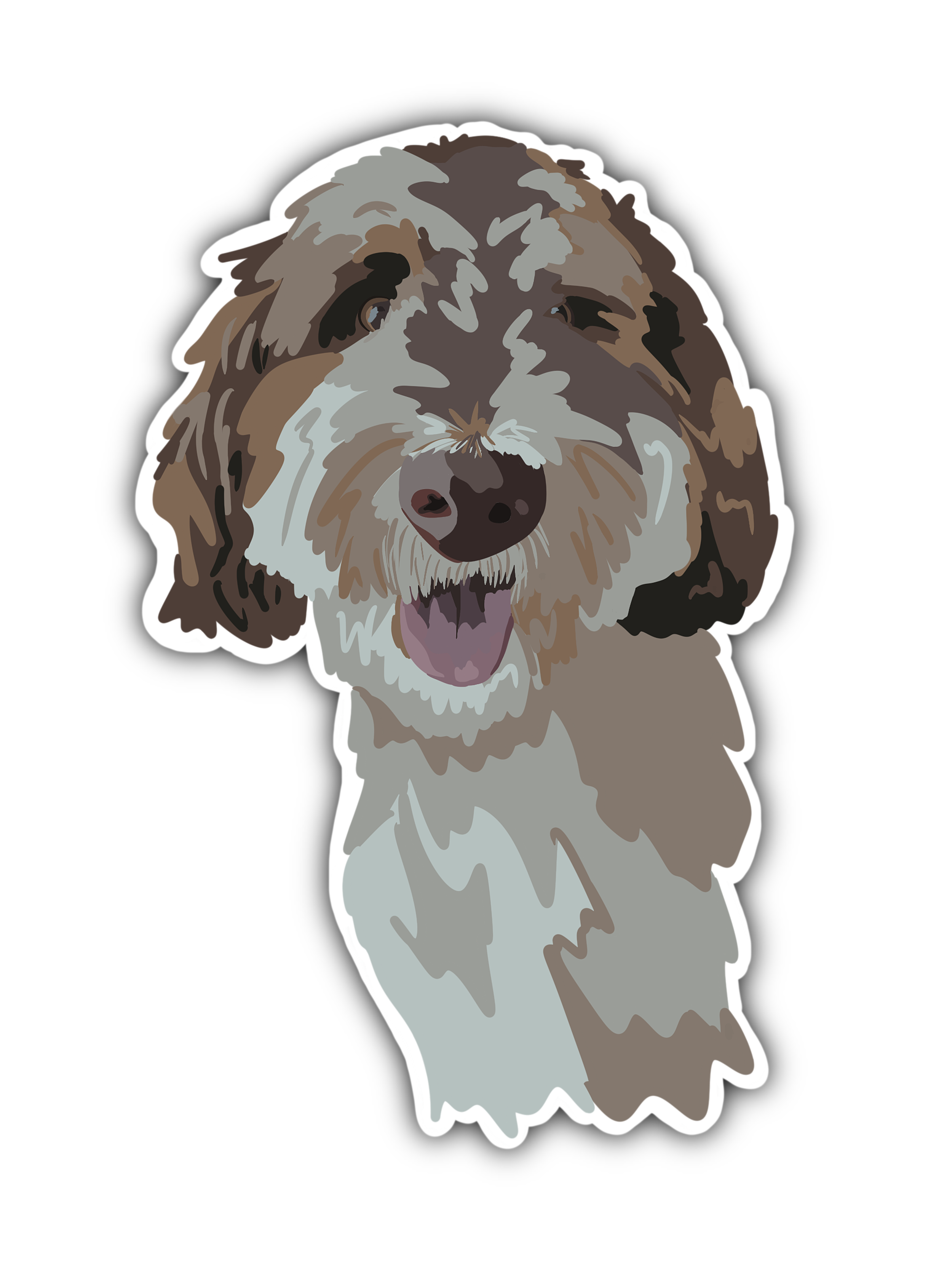 Goldendoodle sticker