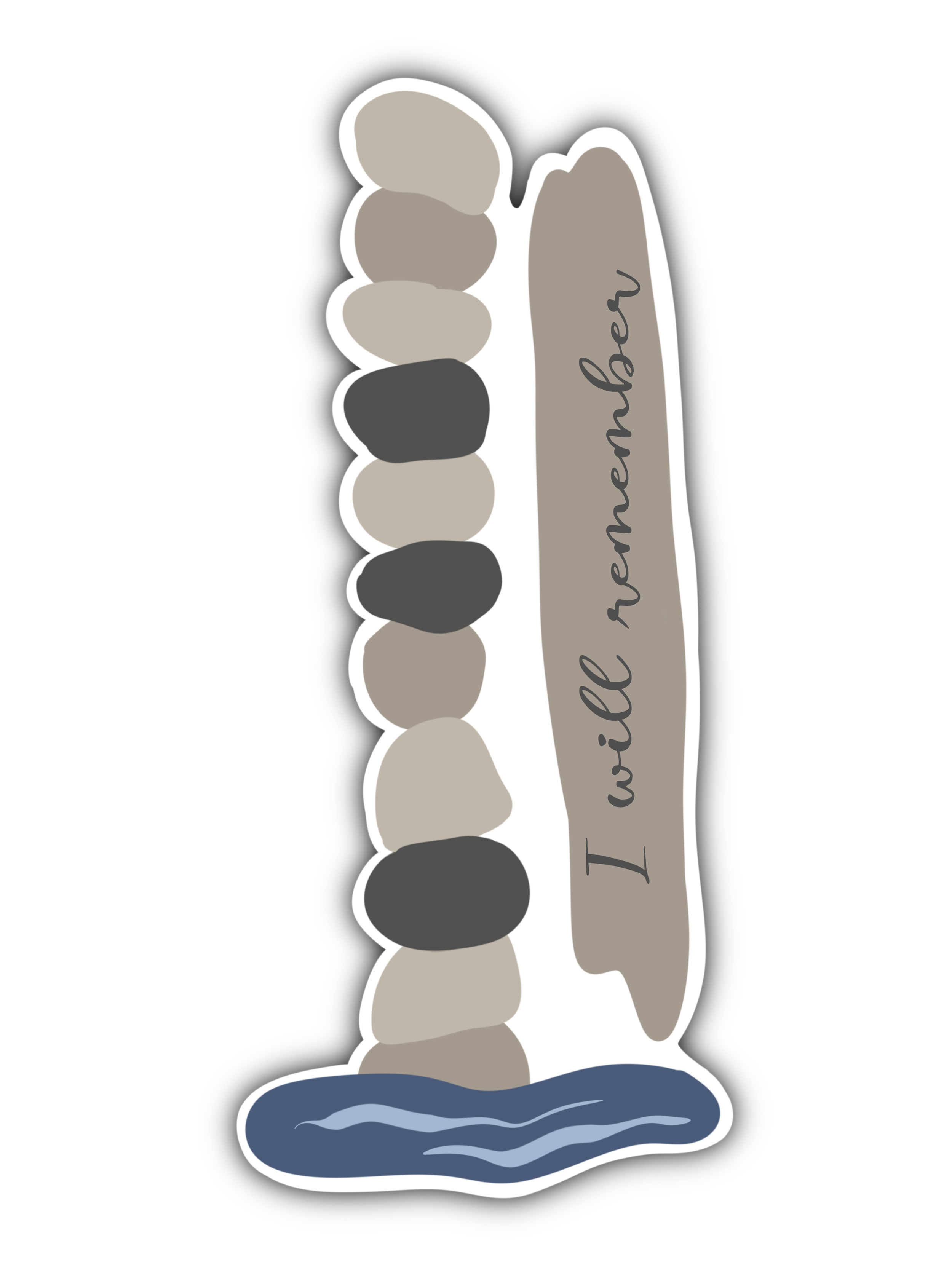 I Will Remember sticker