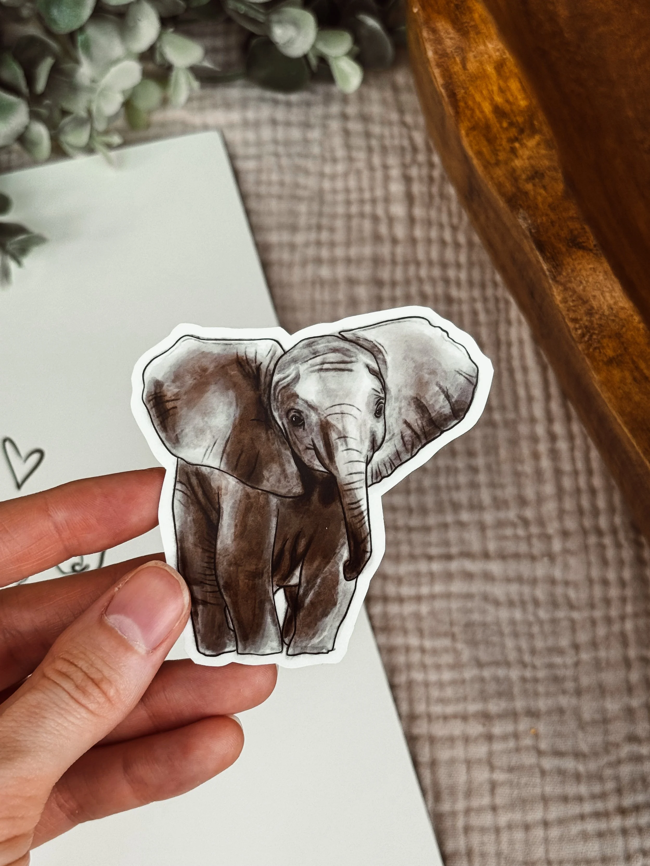 Elephant sticker