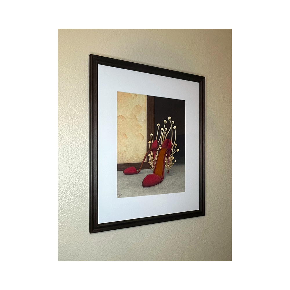 Enoki Heels - Framed Original