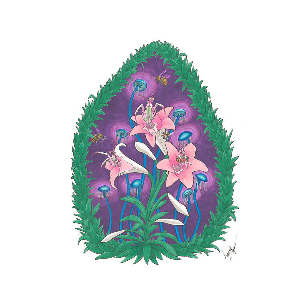 Lily Mantis - Limited Fine Art Print