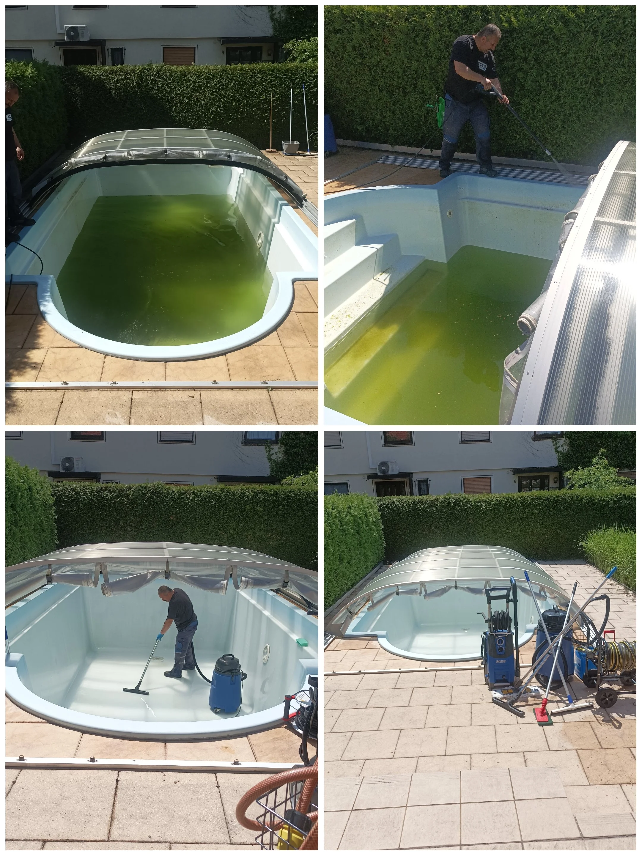 Swimmingpool-Reinigung in Nürnberg