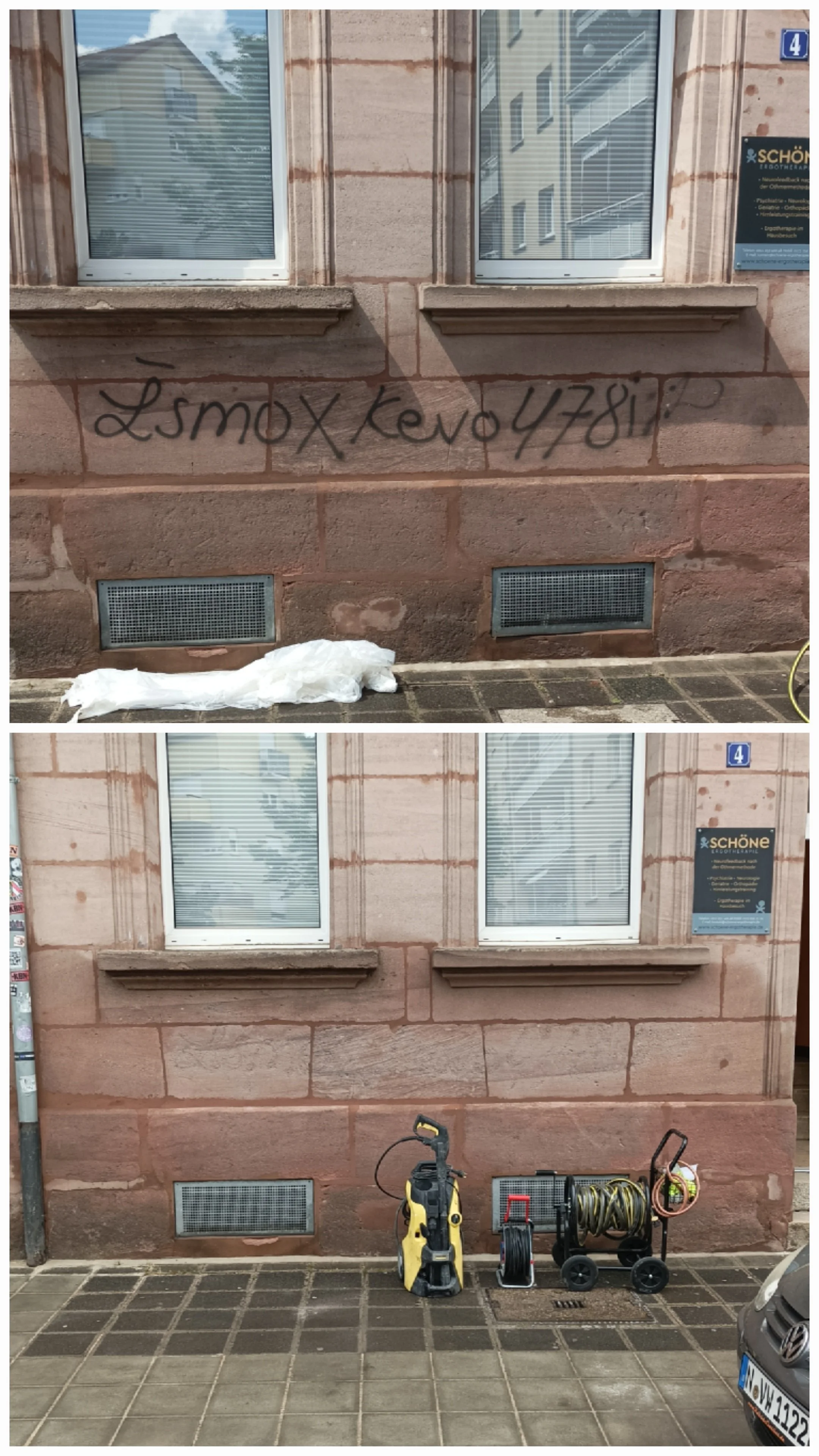 Graffitientfernung in Nürnberg