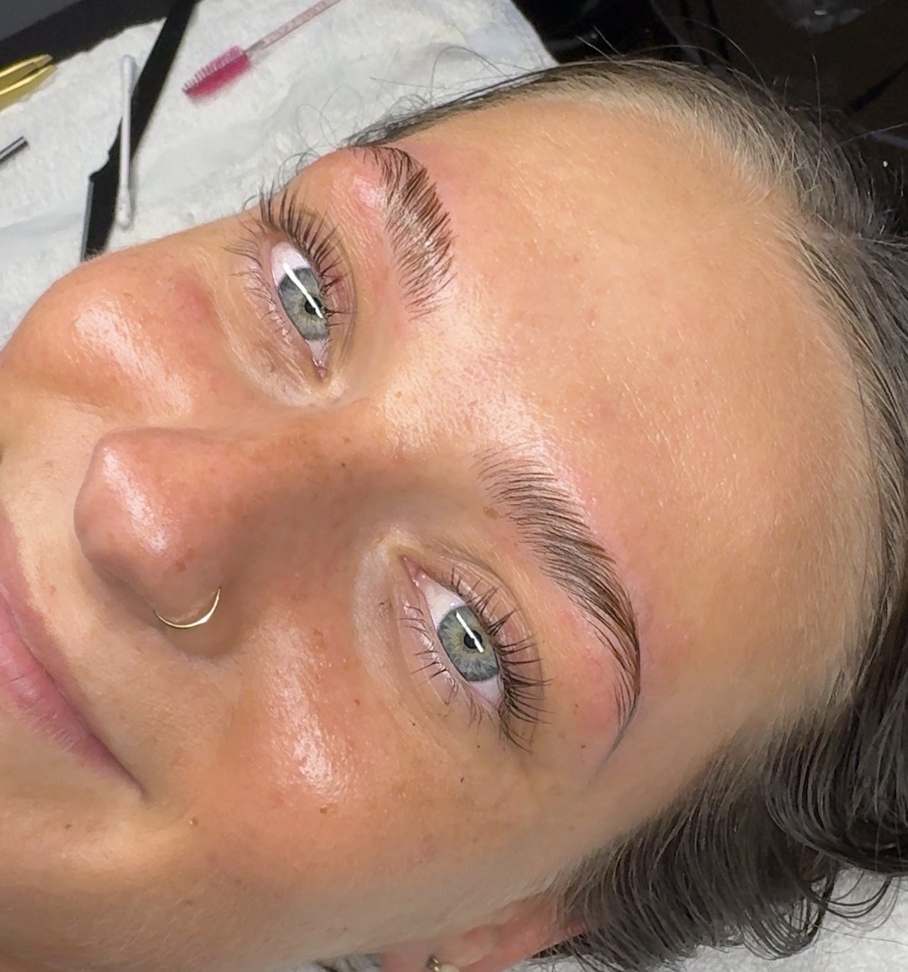 Korean lash lift and brow lamination Oxford Al