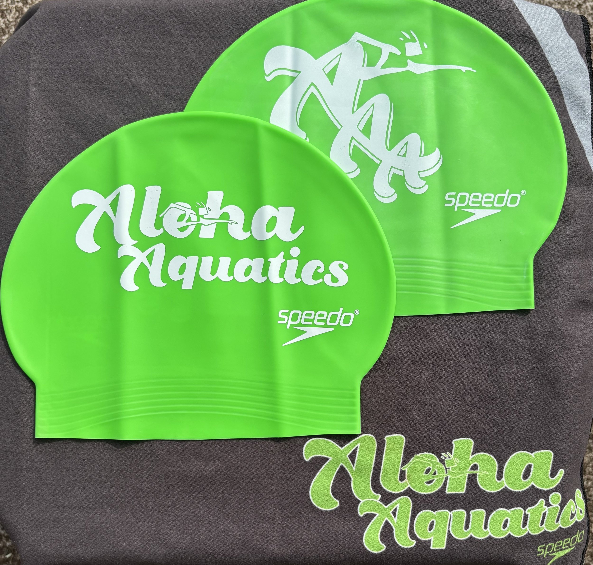 AAA Double Logo Latex Cap - Lime Green (On-Island)
