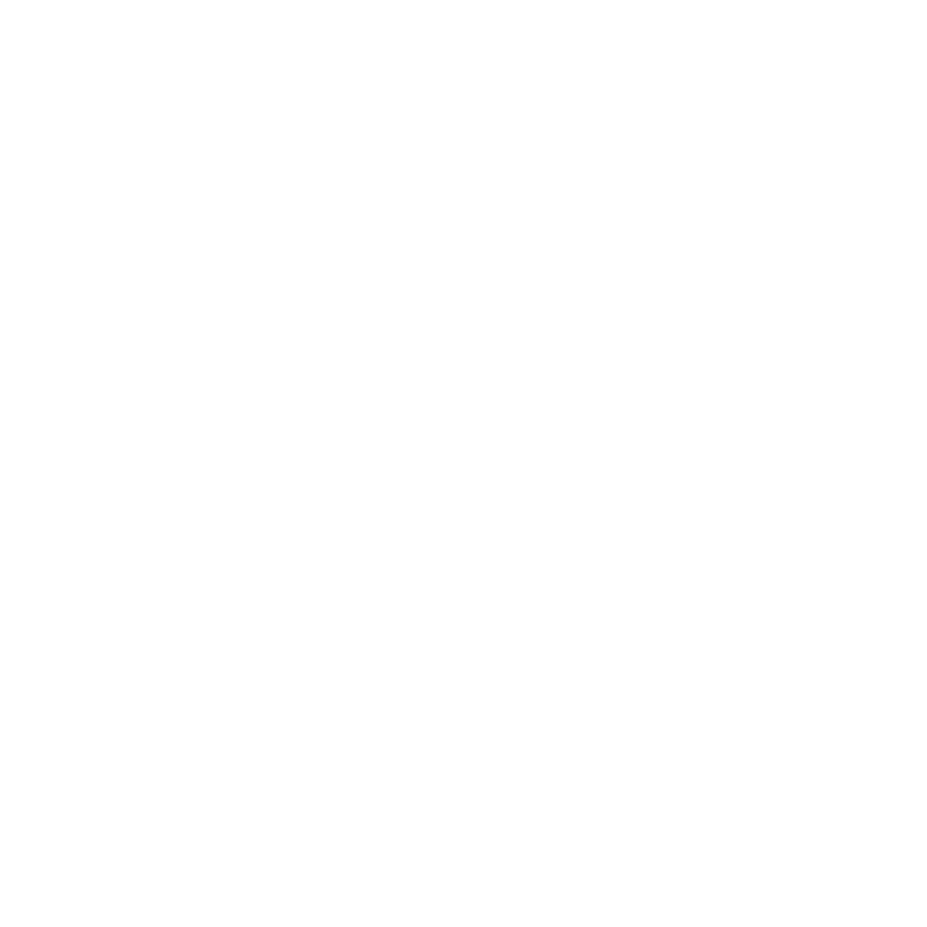 Black and white geometric design featuring a heart at the center, with symmetrical loops and curves, enclosed within a circular background.