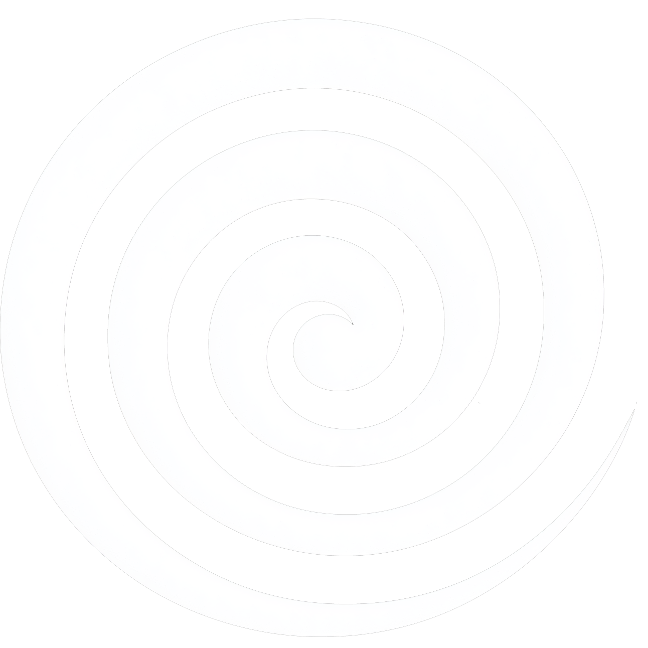 Black and white spiral pattern.