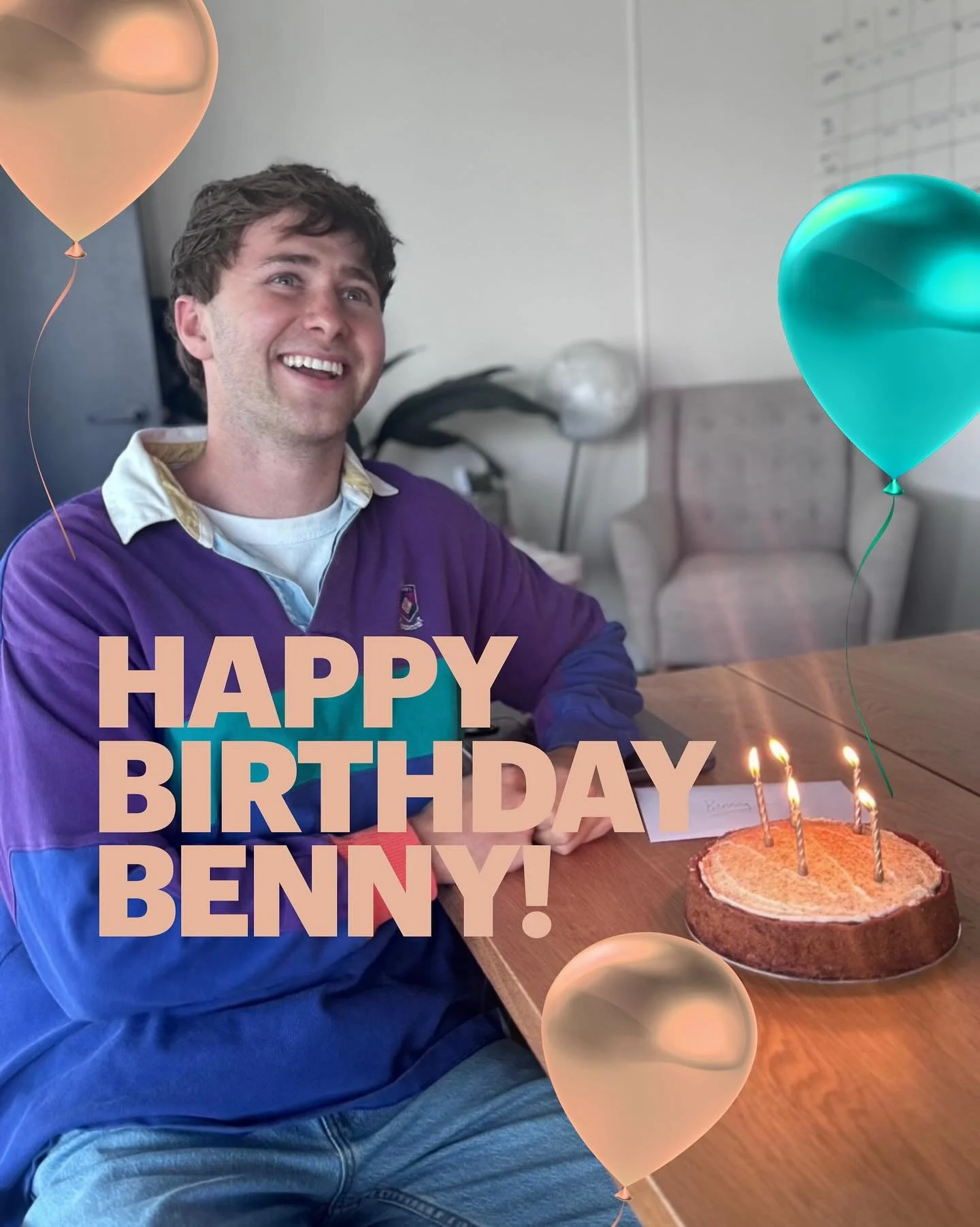 Happy birthday to our Business Development Manager, Benny! 🎂🎉🥳🎈🎊🎁