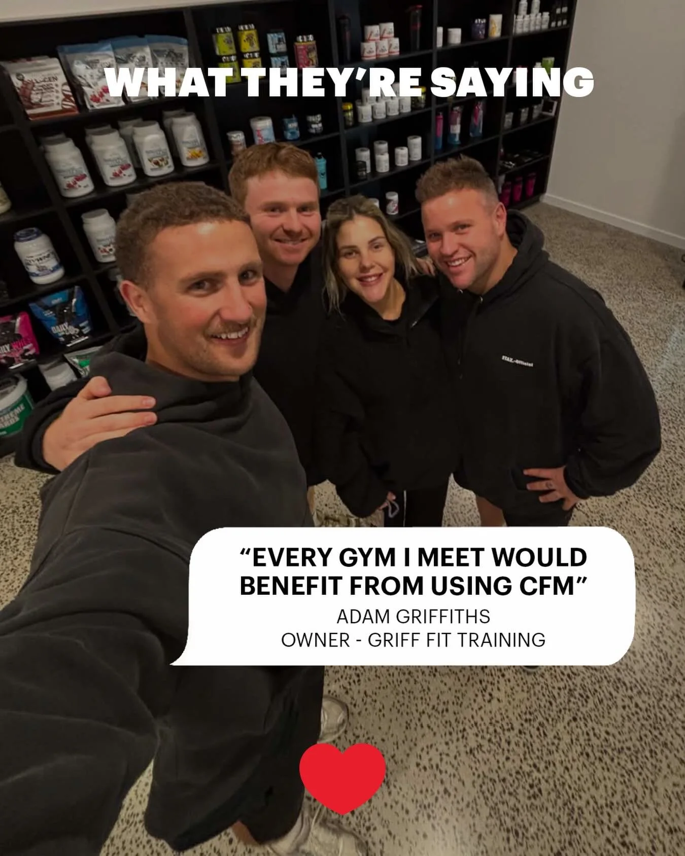 CFM just finished yet another brilliant campaign with the legends @griff.fit.3660 in Seymour Vic. 

On top of motivating another 150 locals to a healthier happier life, CFM&rsquo;ers Cal and Dylan had the best time with one of the great caring fitnes