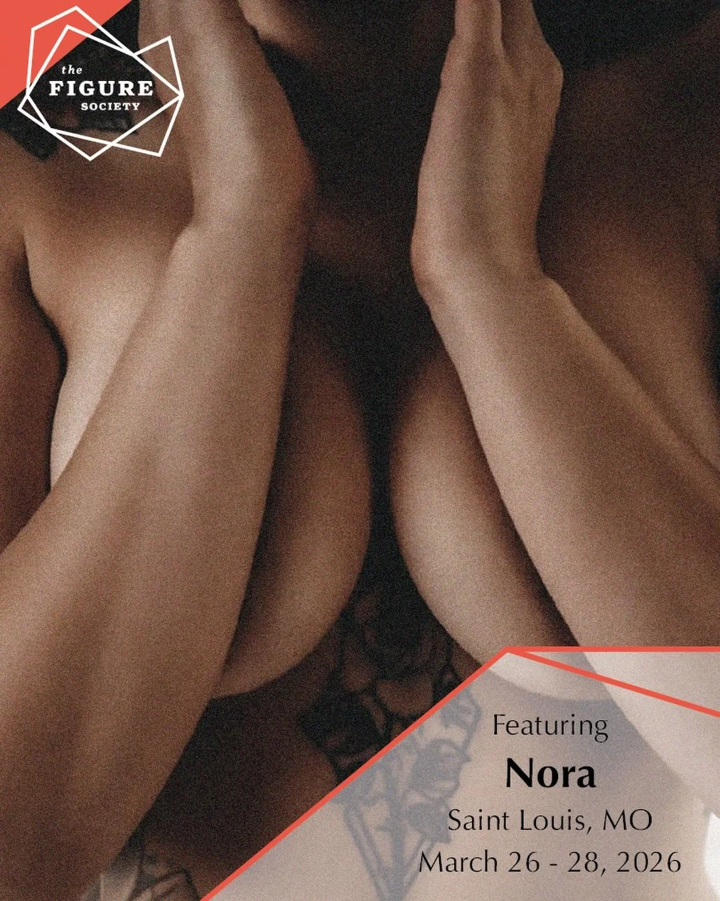 The Figure Society is honored to welcome the fabulous Nora as one of the exquisite models who will be posing for the 6 amazing artists at the Inaugural Symposium that is just FOUR months away (March 26, 27, 28)!

To reserve your spot, go to www.TheFi