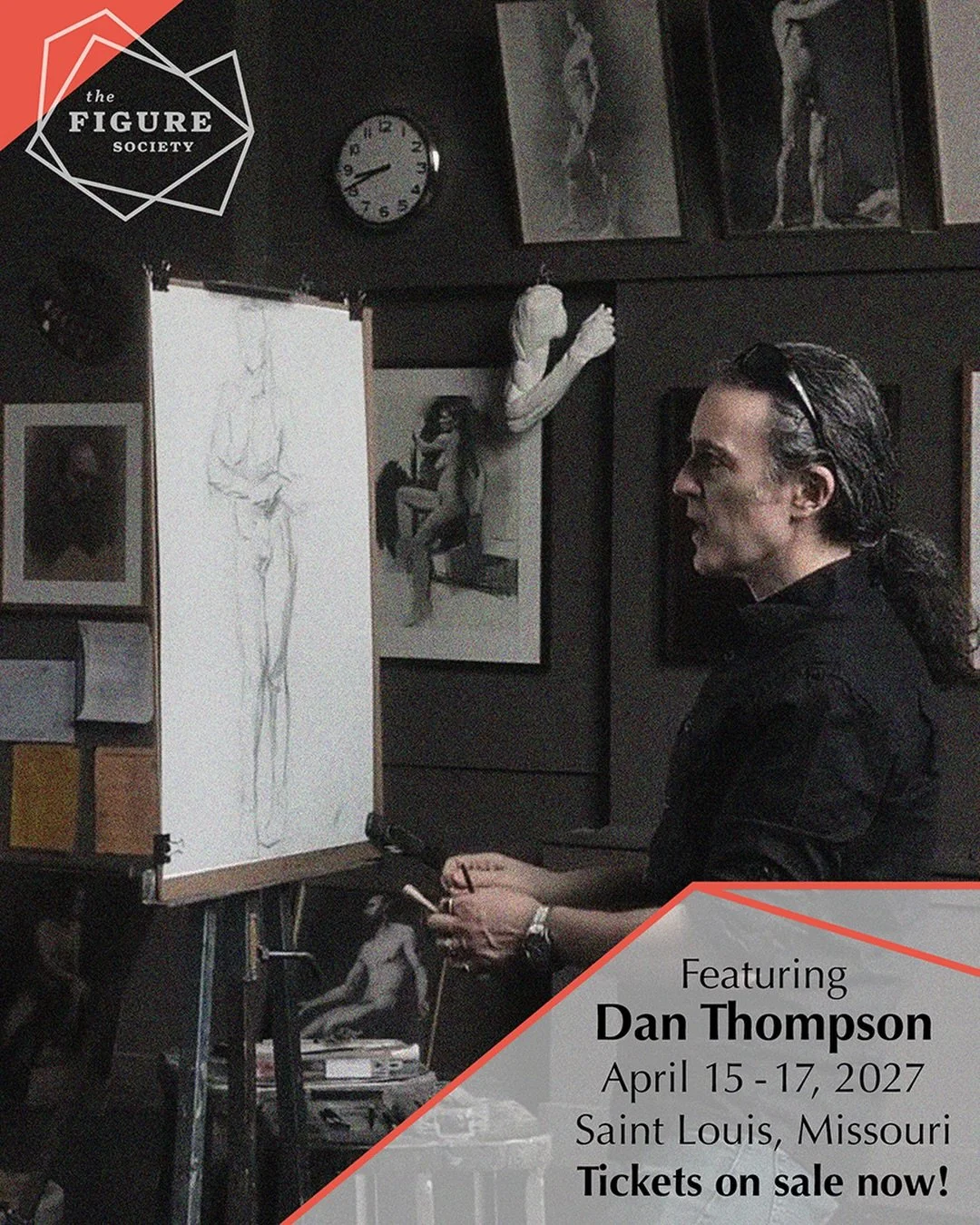 The Figure Society is tremendously honored to welcome @danthompsonart as one of 3 painters for our 2027 symposium in Saint Louis, Missouri, April 15 - 17, 2027. I have been following Dan&rsquo;s incredible work since I was a student in Italy many yea