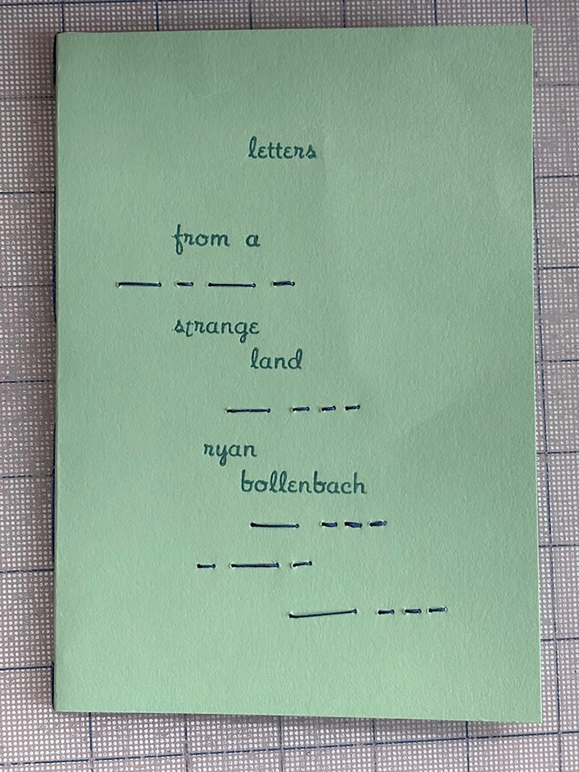 letters from a strange land