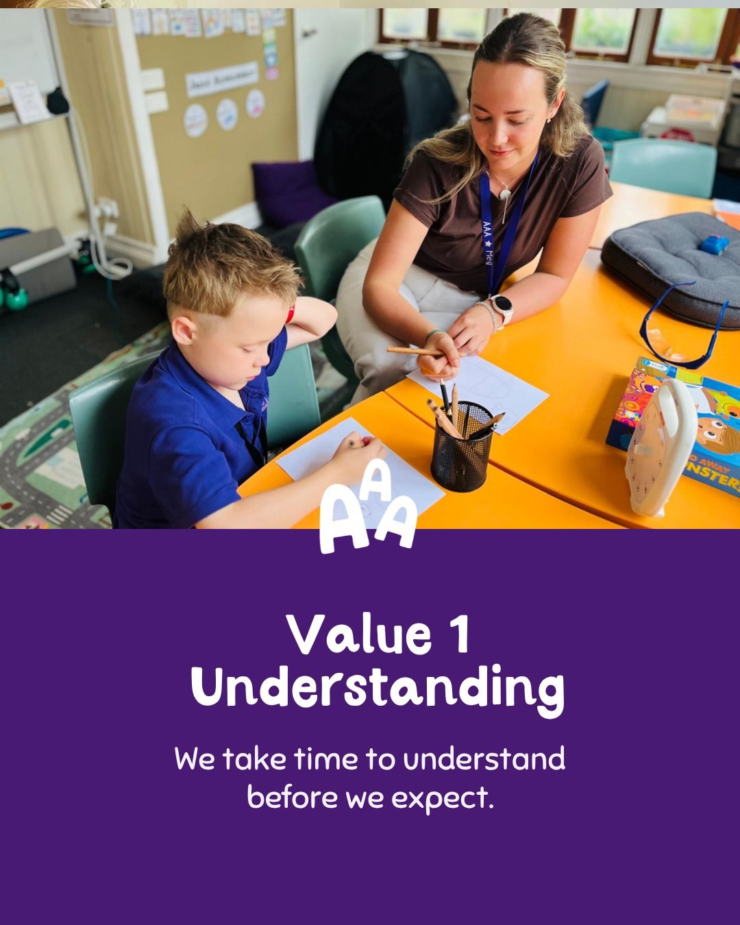 Meaningful support starts with truly getting to know each child. That means taking the time to notice what helps them feel safe, what they enjoy, how they communicate, and what their behaviour might be telling us.