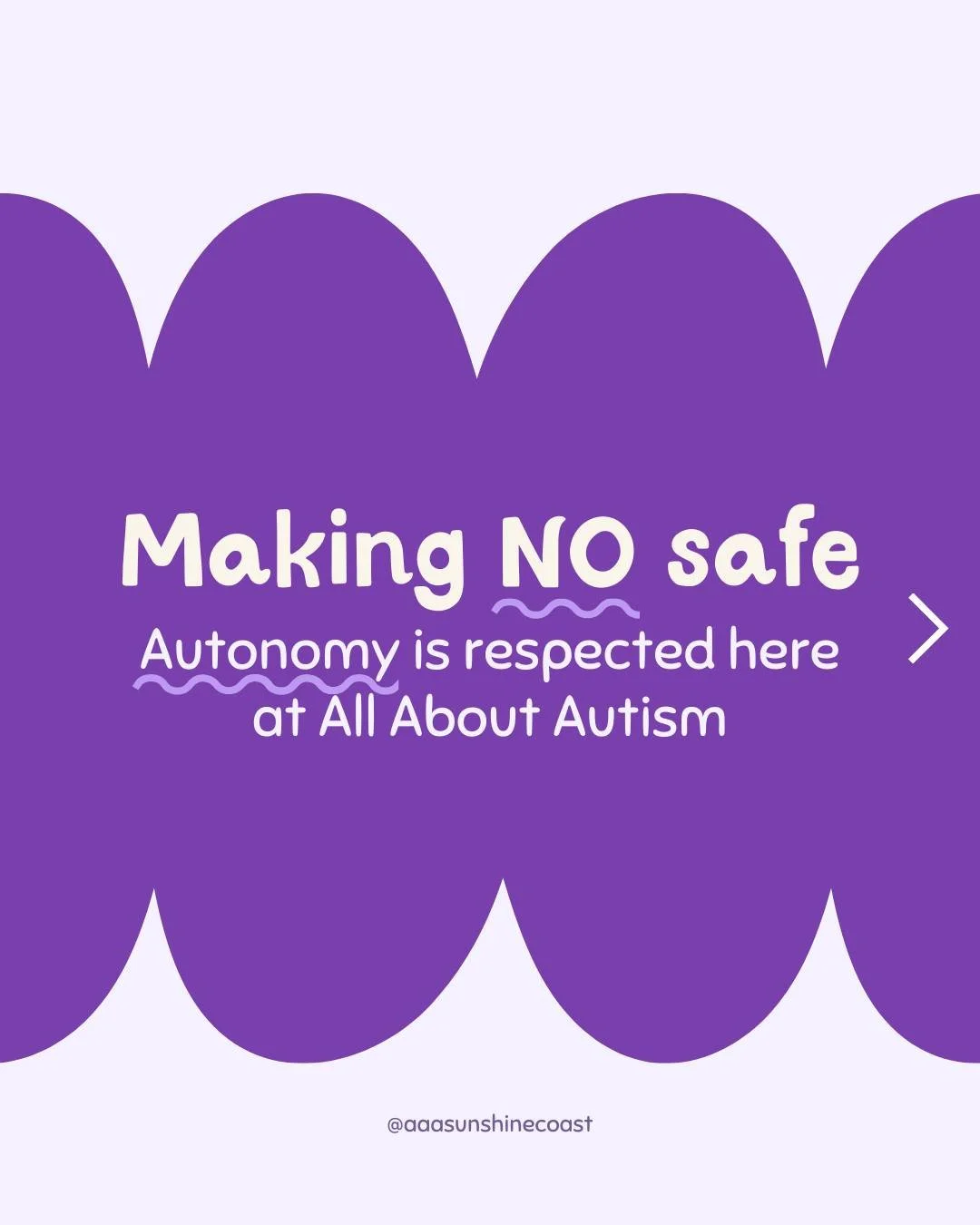 One of our goals at AAA is to support the development of self-advocacy skills. That includes learning about personal boundaries and being able to say &ldquo;no&rdquo; safely.

Making &ldquo;no&rdquo; safe can feel counterintuitive, especially when we