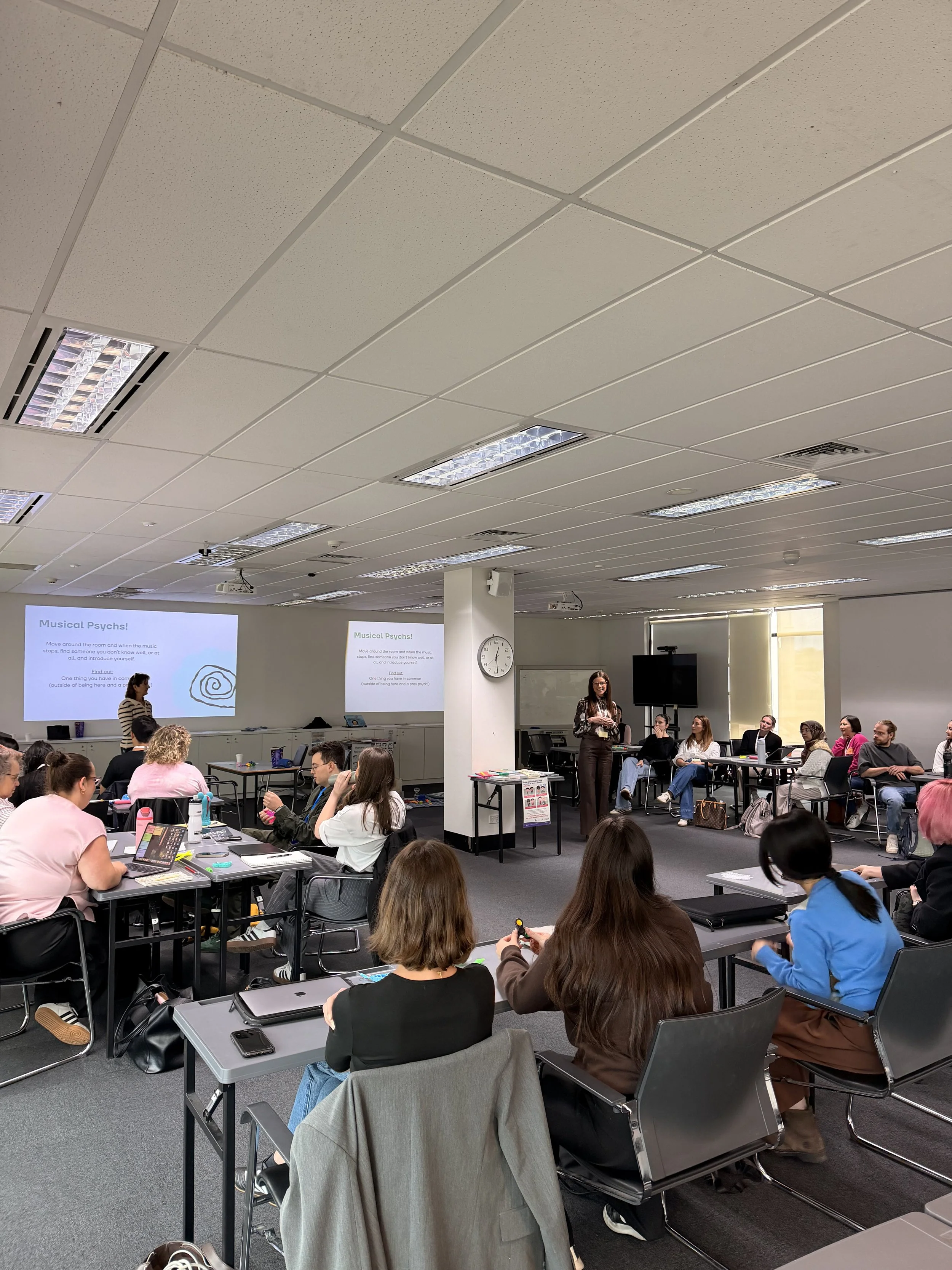 psychology students learning on placement