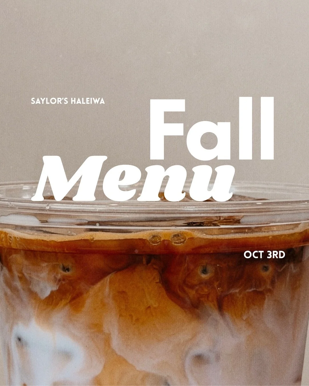 Fall menu is here! Which are you trying?